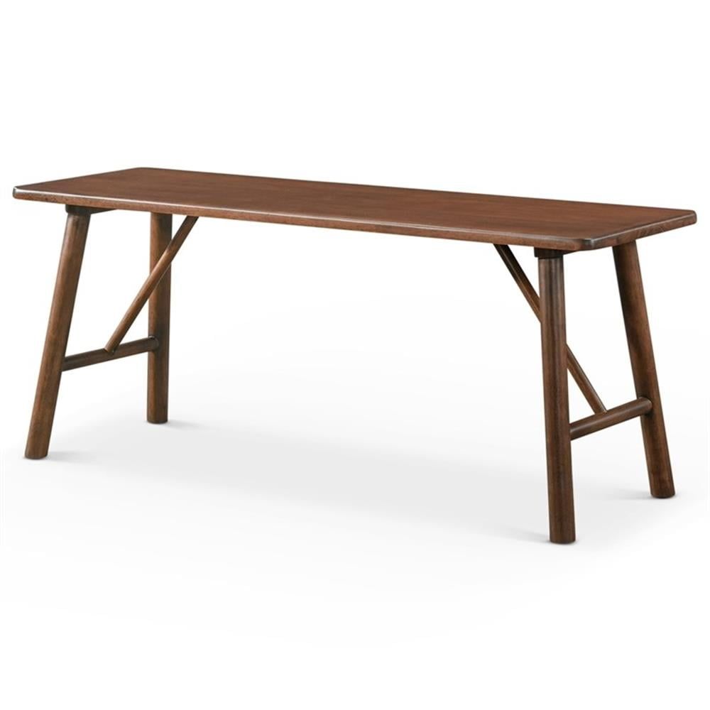 Cluj 47 Inch Walnut Solid Wood Dining Bench