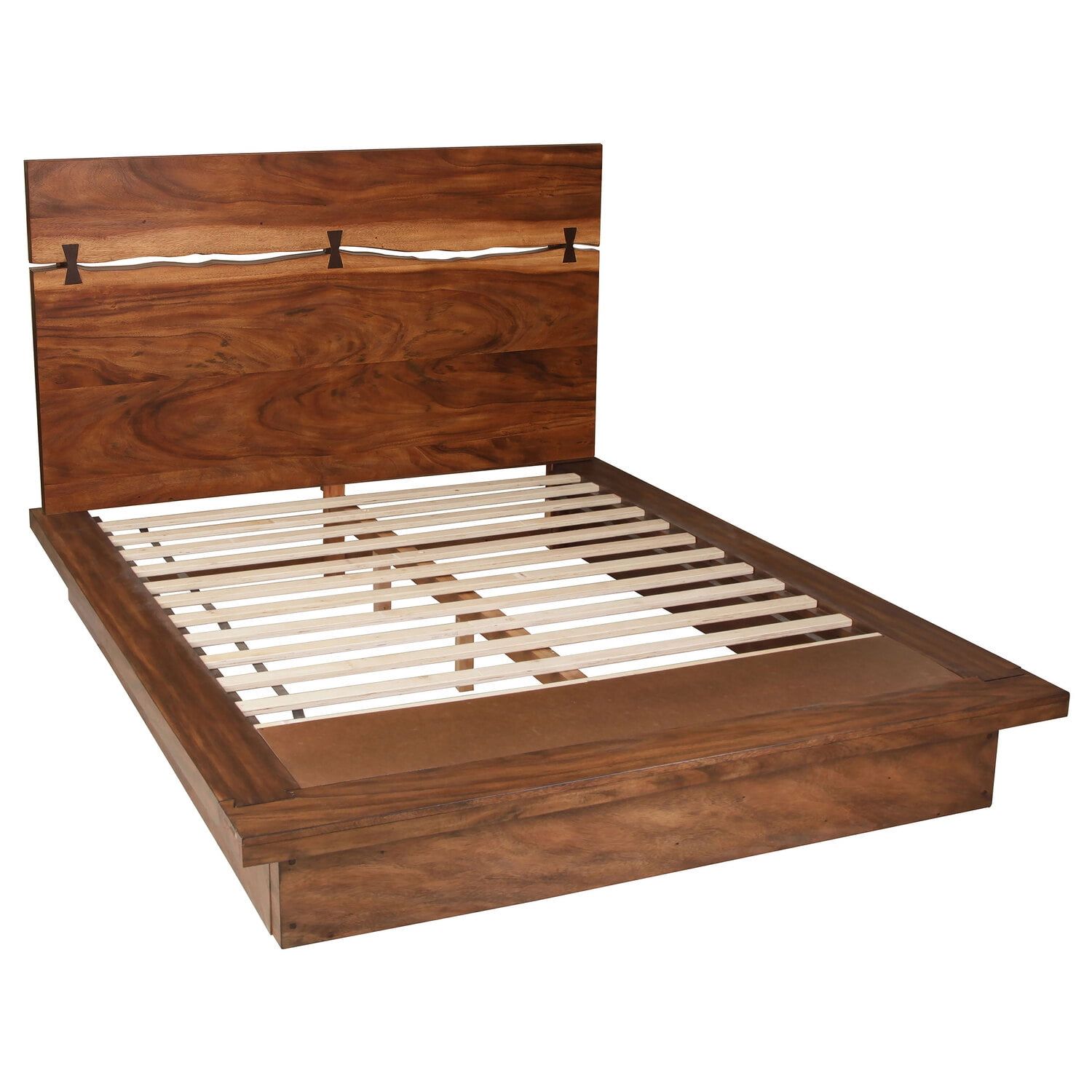 Winslow King Platform Bed with Tufted Upholstered Headboard