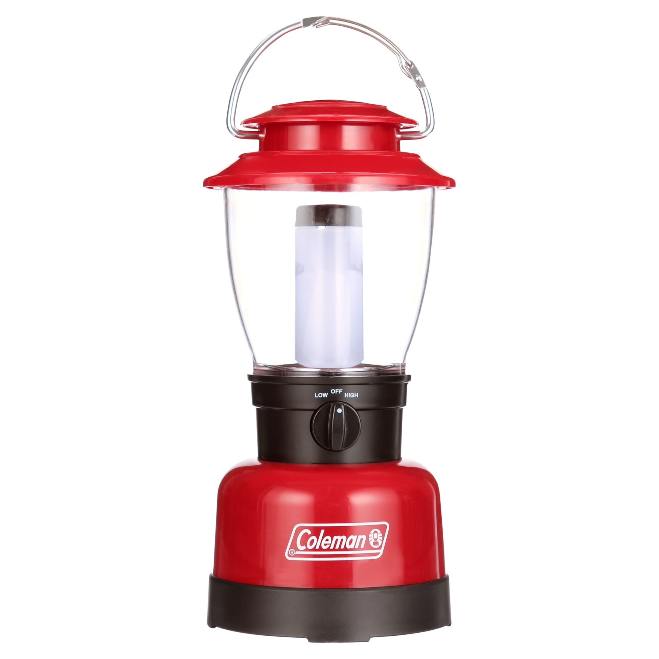 Coleman Red and Black Rechargeable LED Camping Lantern