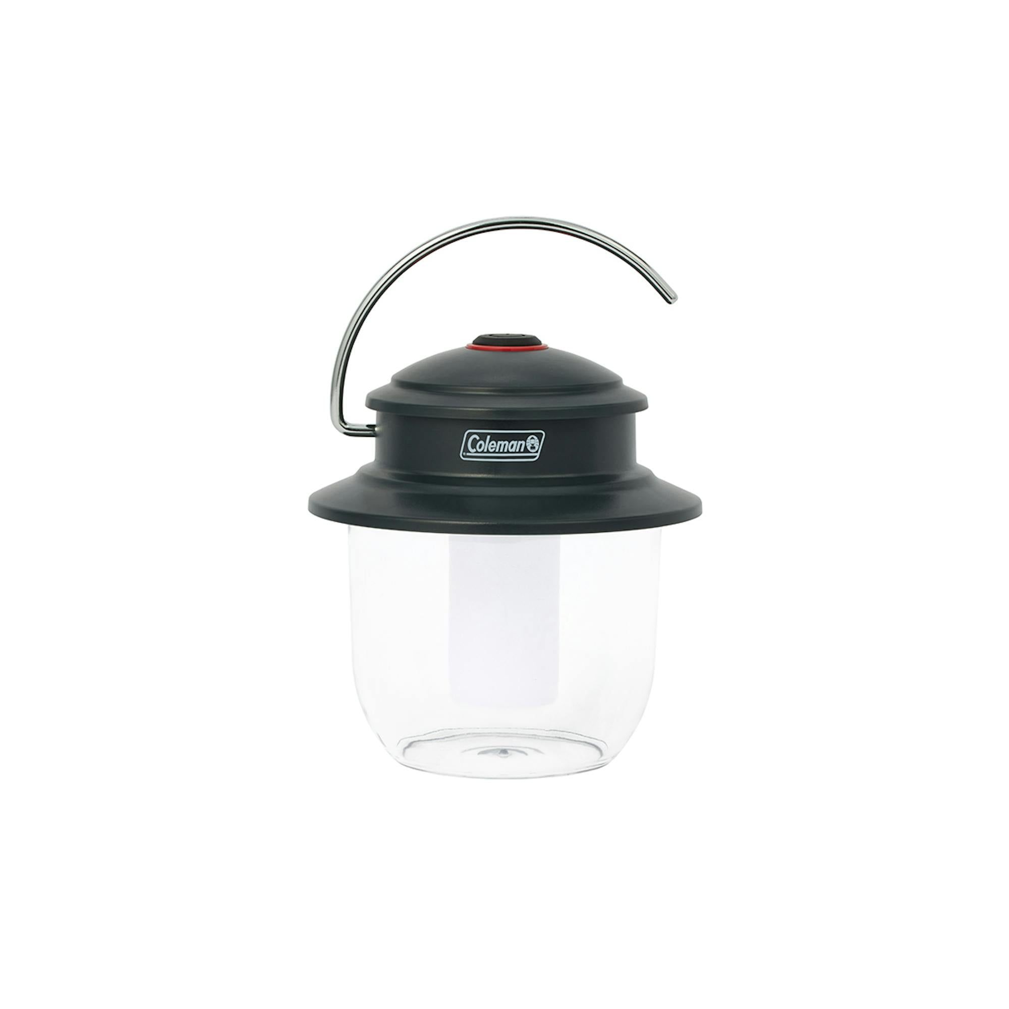 Rechargeable Black Metal-Inspired LED Lantern, 400 Lumens