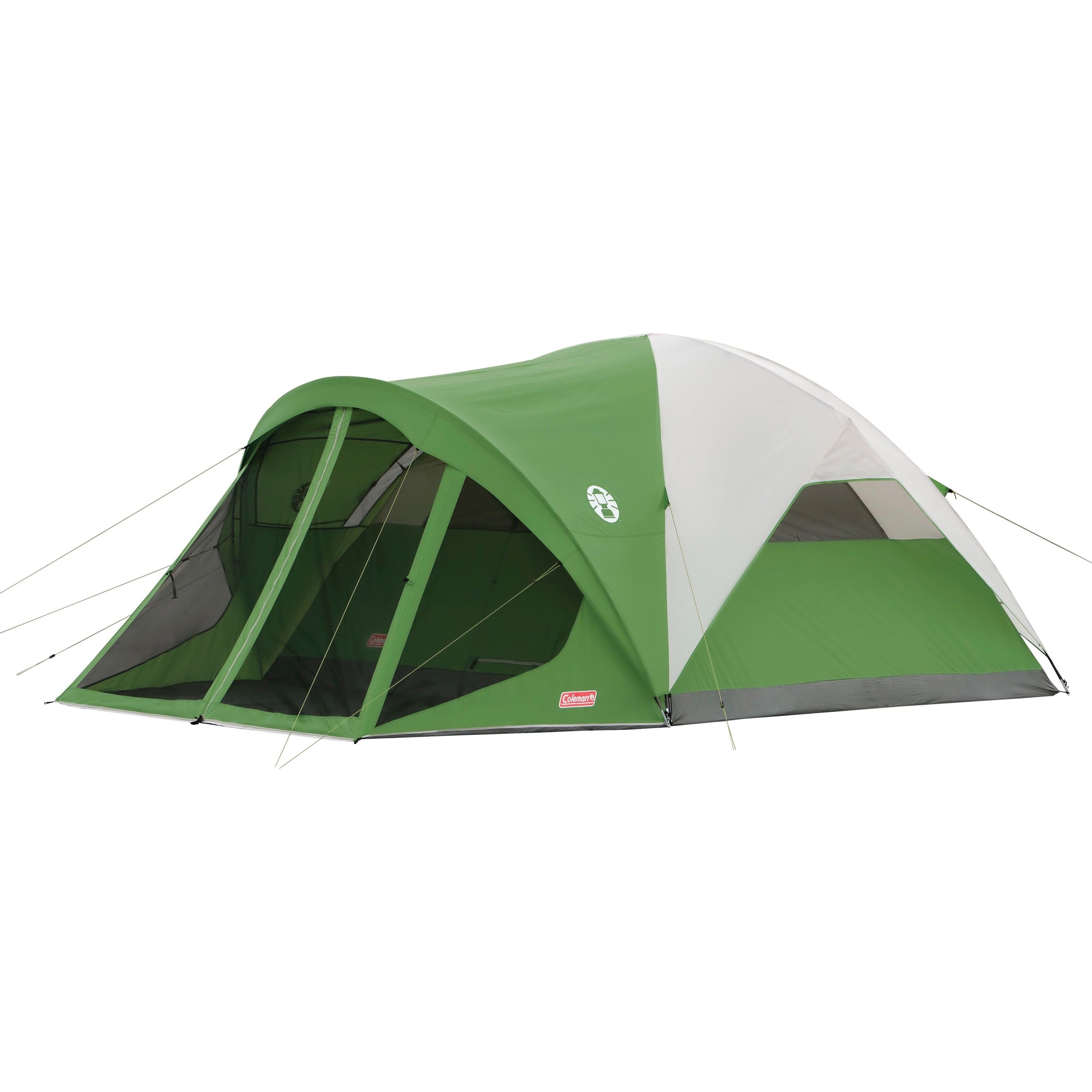 Green 6-Person Dome Tent with Screen Room and Carry Bag