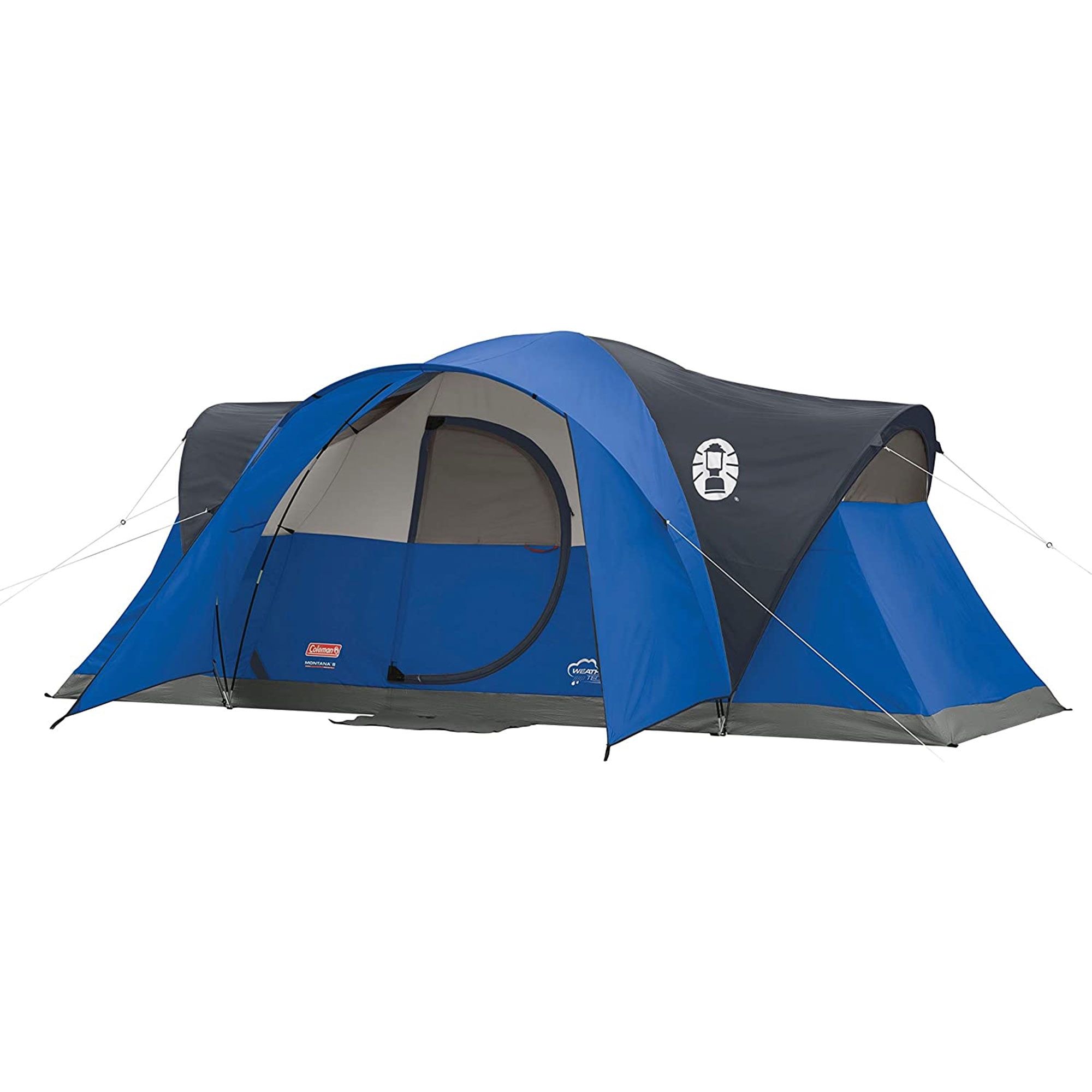 Blue 8-Person Four Season Cabin Tent with Carry Bag