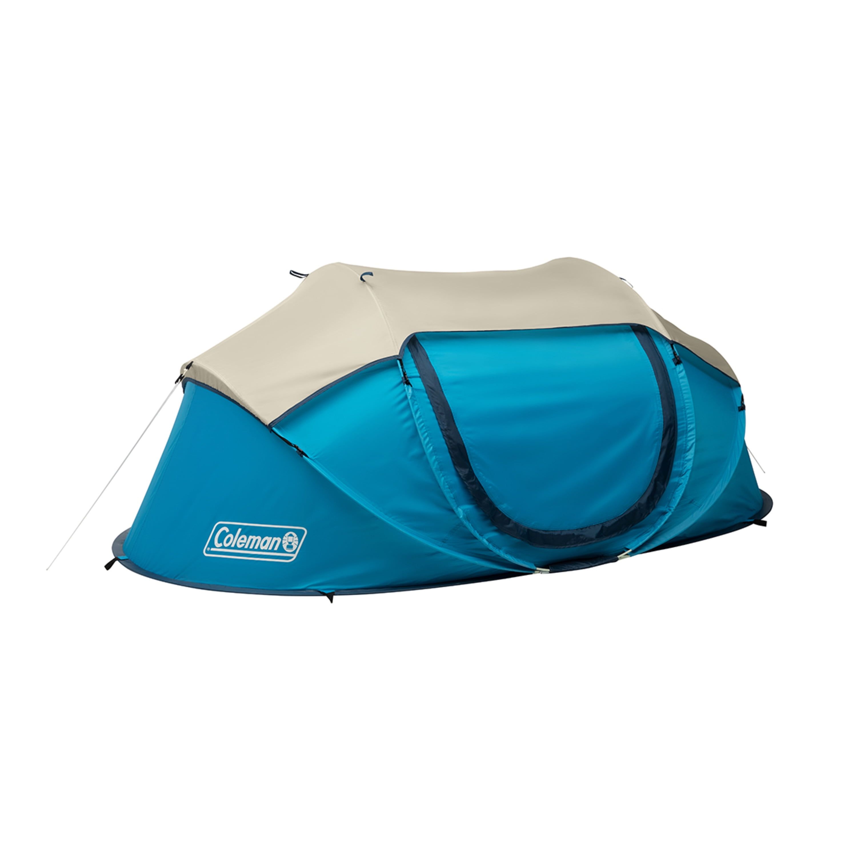 Blue 2-Person Three Season Dome Camping Tent