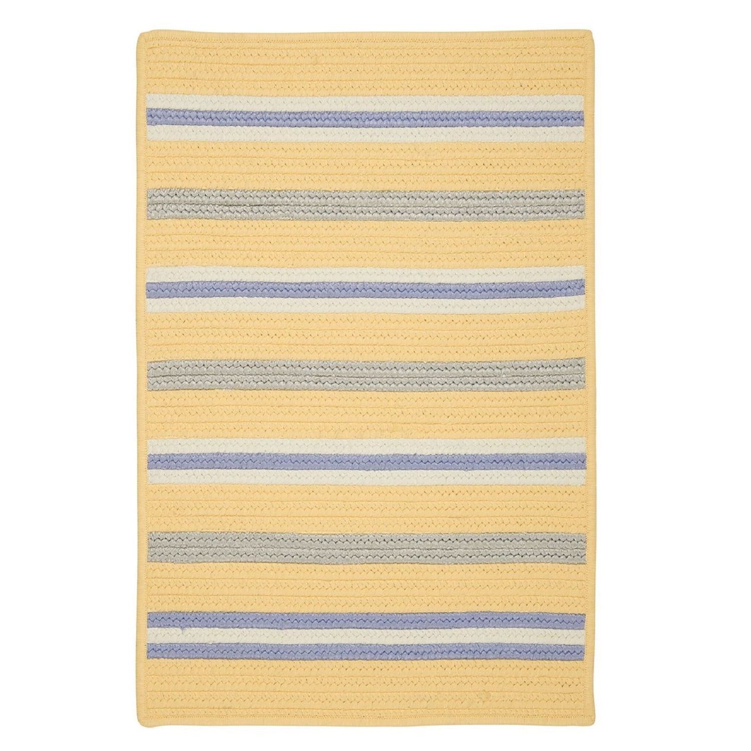 Summer Sun Braided Synthetic 2'x3' Reversible Rug