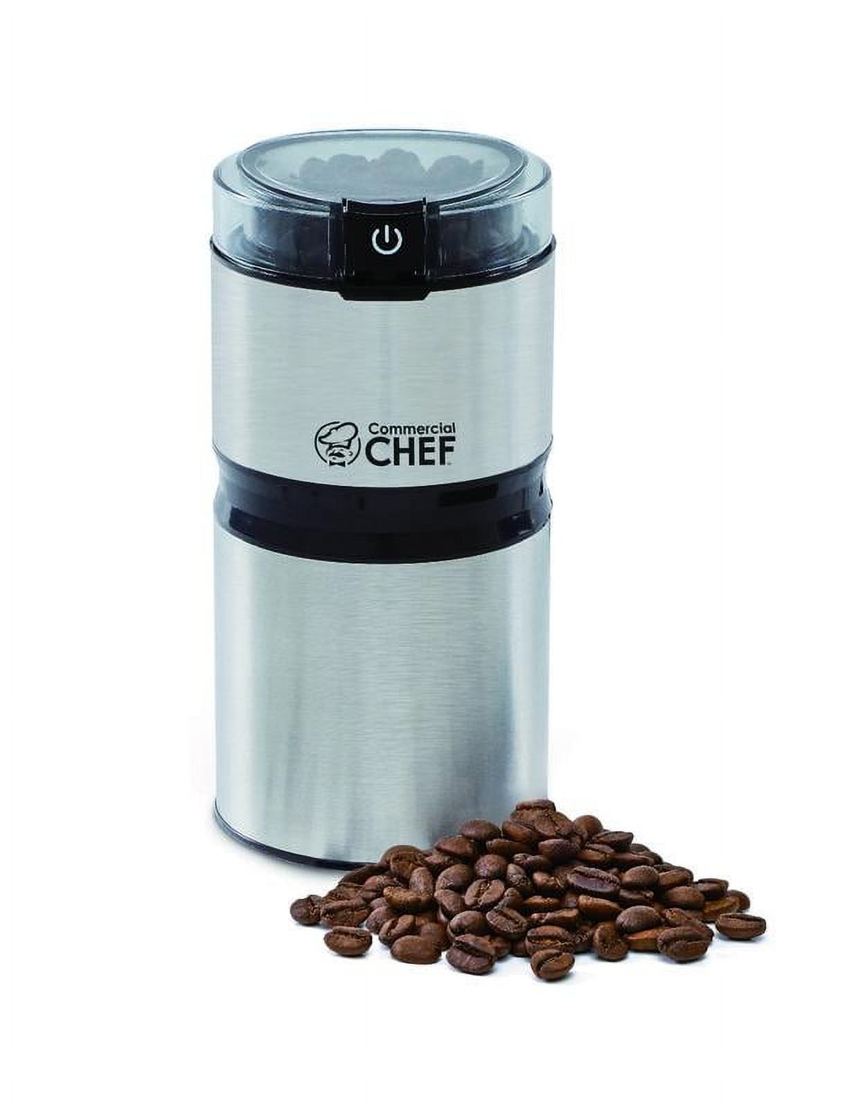 Stainless Steel Electric Coffee and Spice Grinder with Adjustable Grind