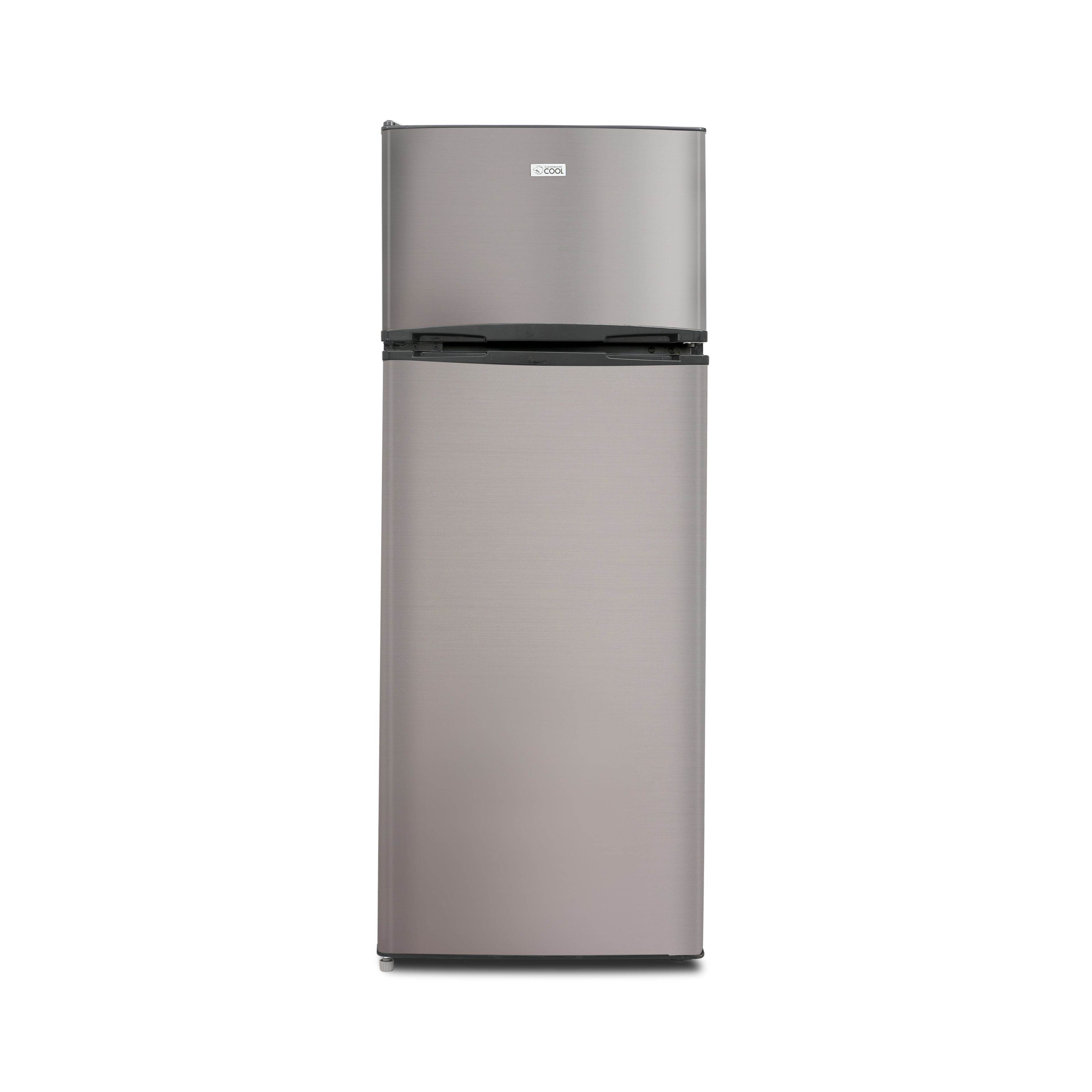 Compact Stainless Steel 7.7 cu. ft. Top-Freezer Refrigerator