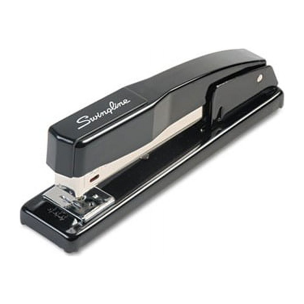 Black Metal Electric Desktop Stapler with Full Strip