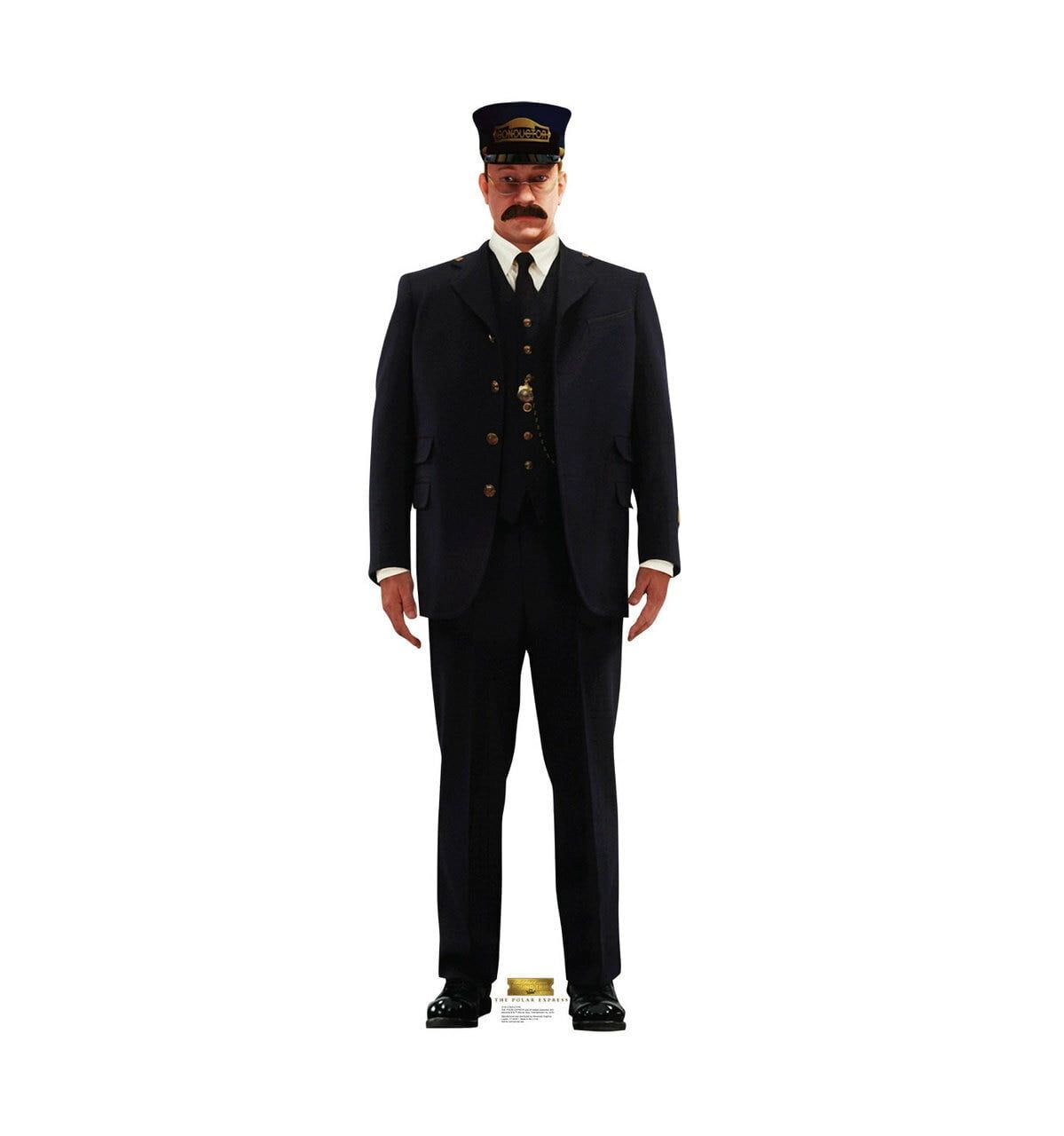 Life-Size Conductor Cardboard Standee from The Polar Express