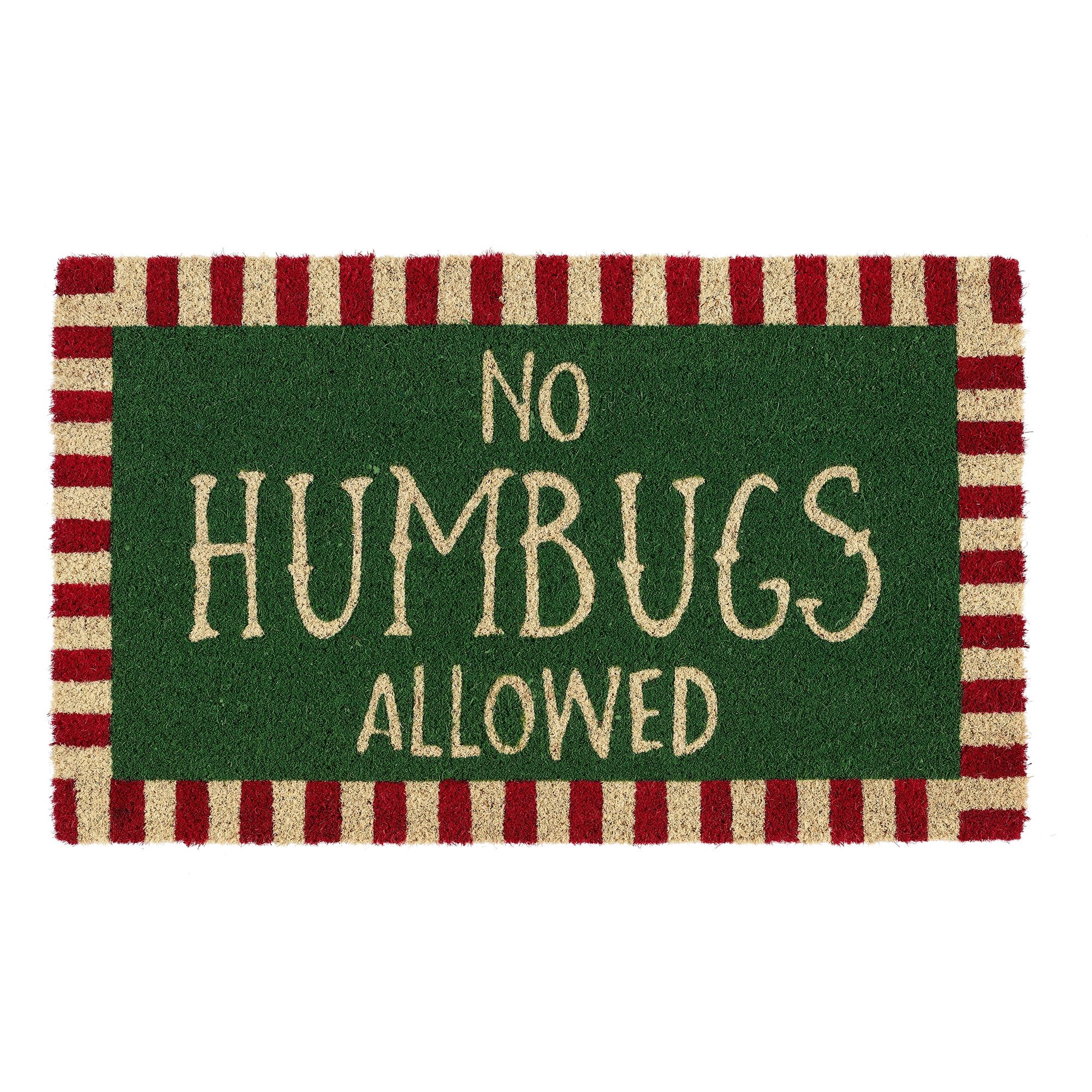 Festive Cheer 30" Coir Outdoor Christmas Doormat with Non-Slip Feature