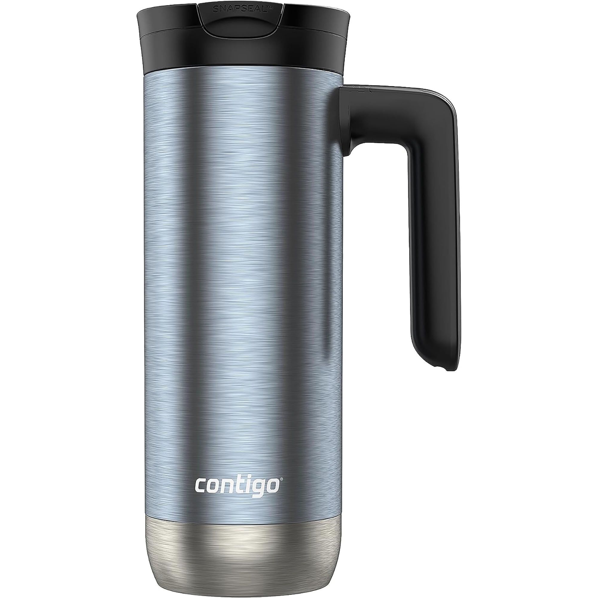 Contigo 20 oz Dark Ice Stainless Steel Travel Tumbler with Handle