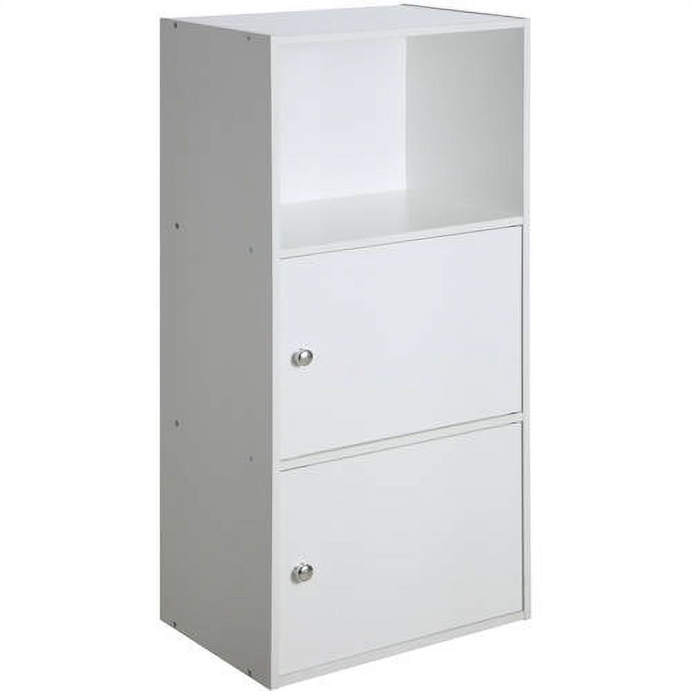 White Particle Board 2-Door Office Storage Cabinet