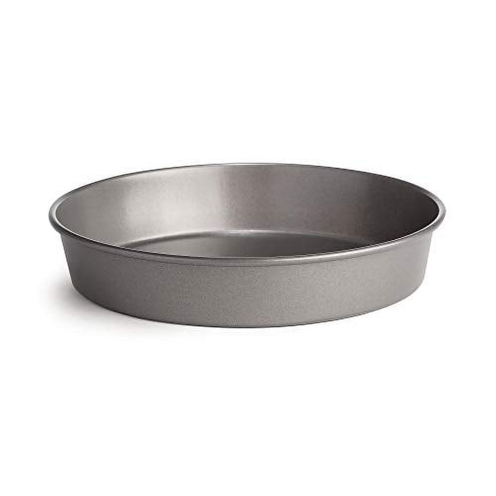 9-Inch Gray Non-Stick Carbon Steel Round Cake Pan