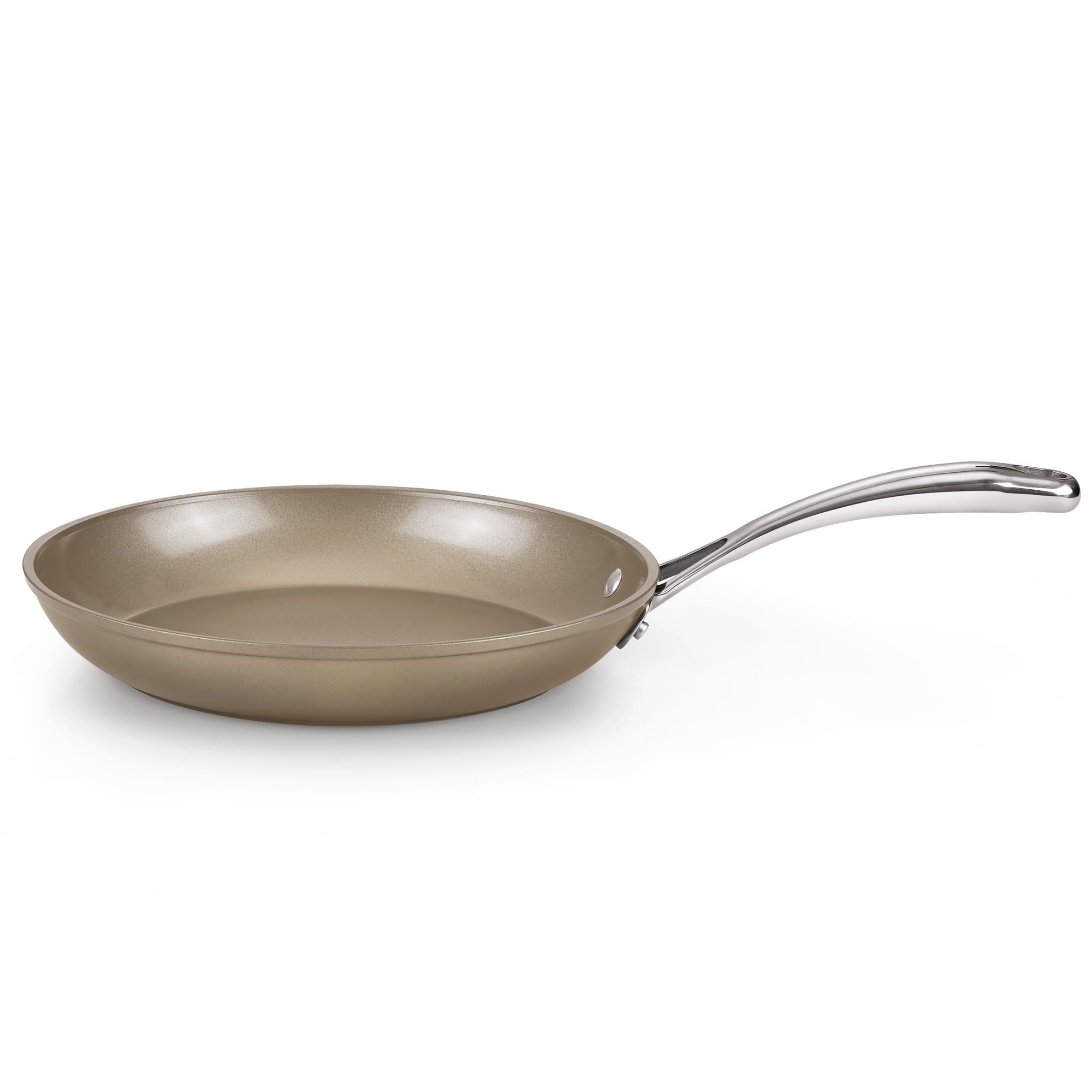 10.5-Inch Bronze Aluminum Ceramic Nonstick Frying Pan