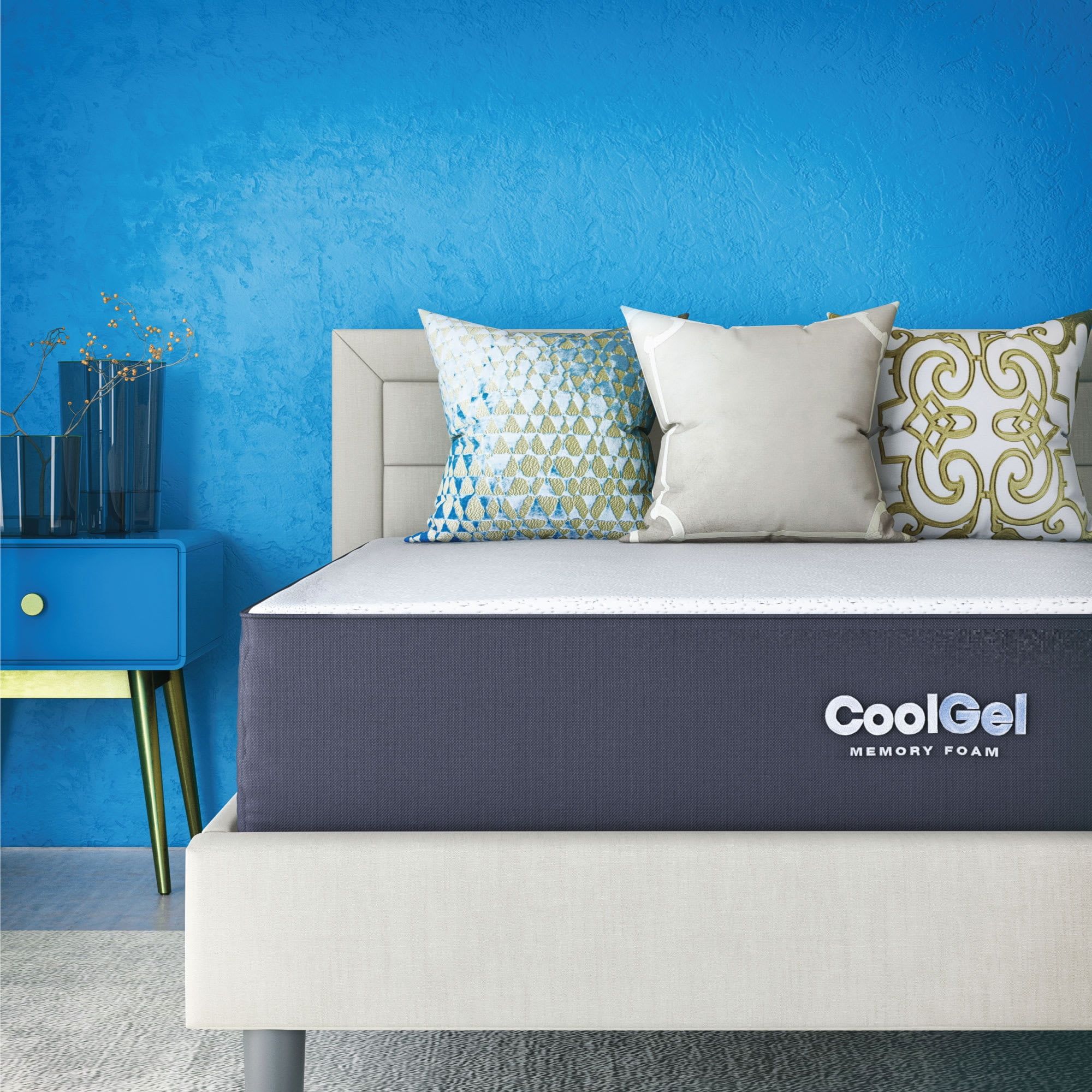 Cool Gel 10-Inch Queen Memory Foam Mattress with Eurotop