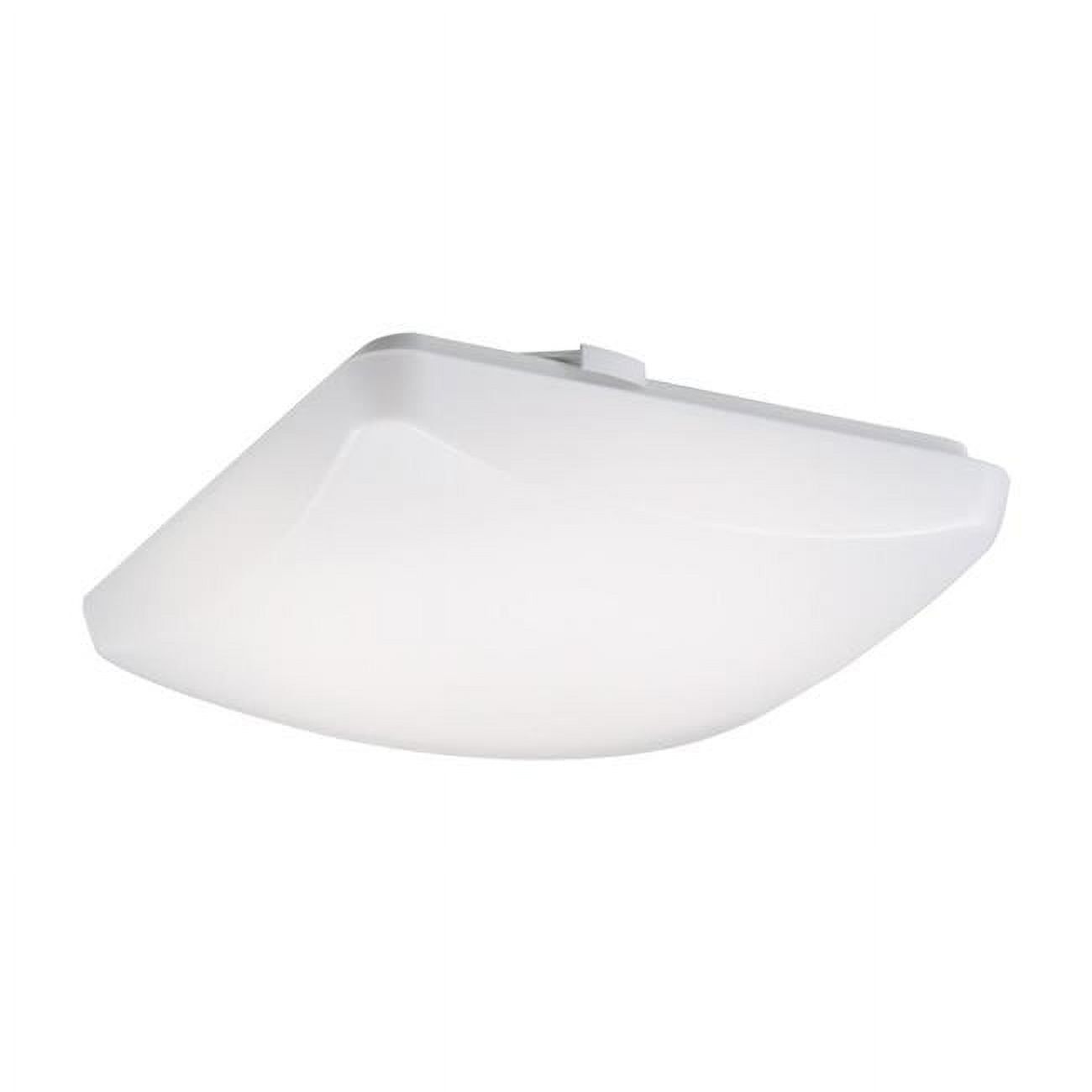 15" White Square LED Flush Mount with Dimming and Color Temperature Select