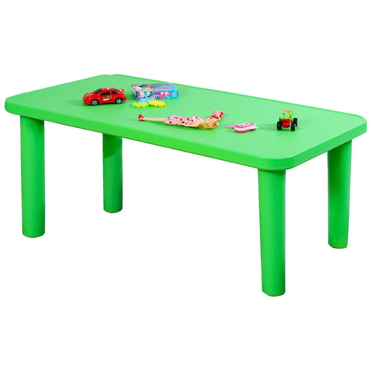 Green 48''x24''x20'' Portable Plastic Kids Activity Table