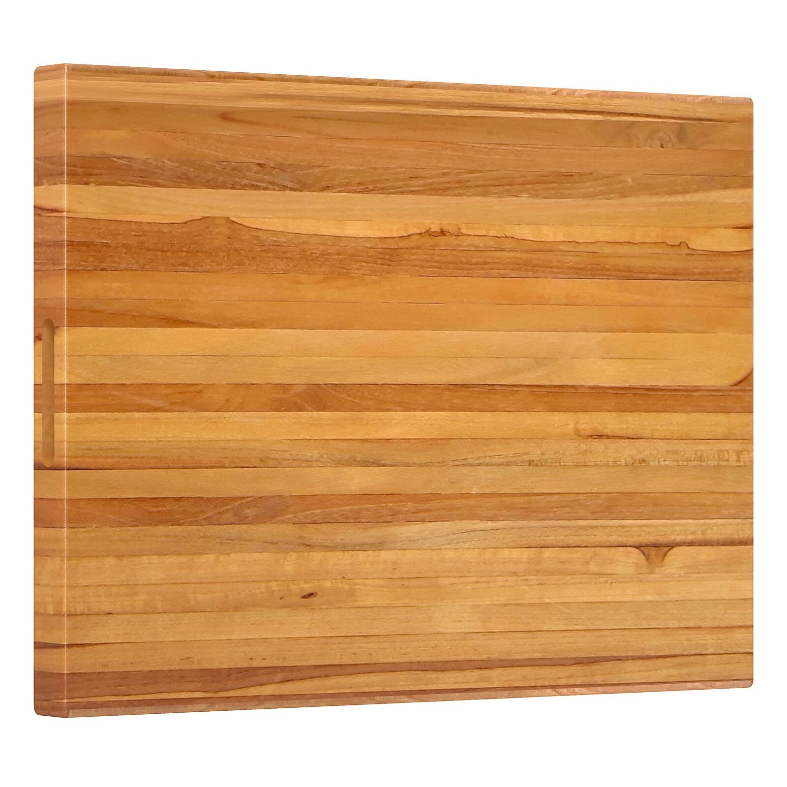 Extra Large Natural Teak Wood Reversible Pastry Board