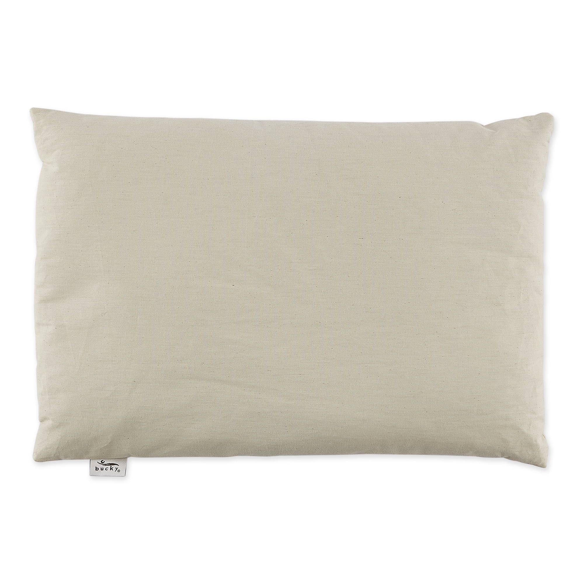 Natural Cotton Twill Buckwheat Standard Bed Pillow