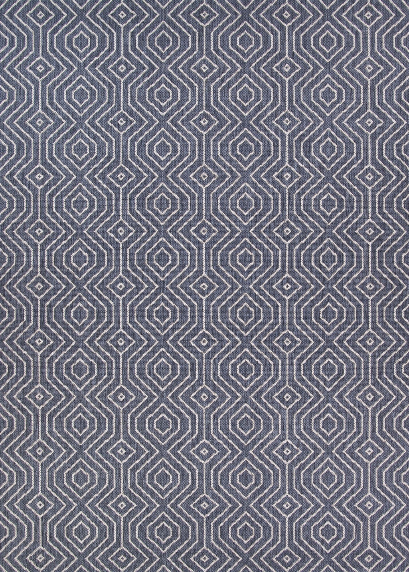 Afuera Alloy Gray 3'11" x 5'7" Synthetic Flatweave Area Rug