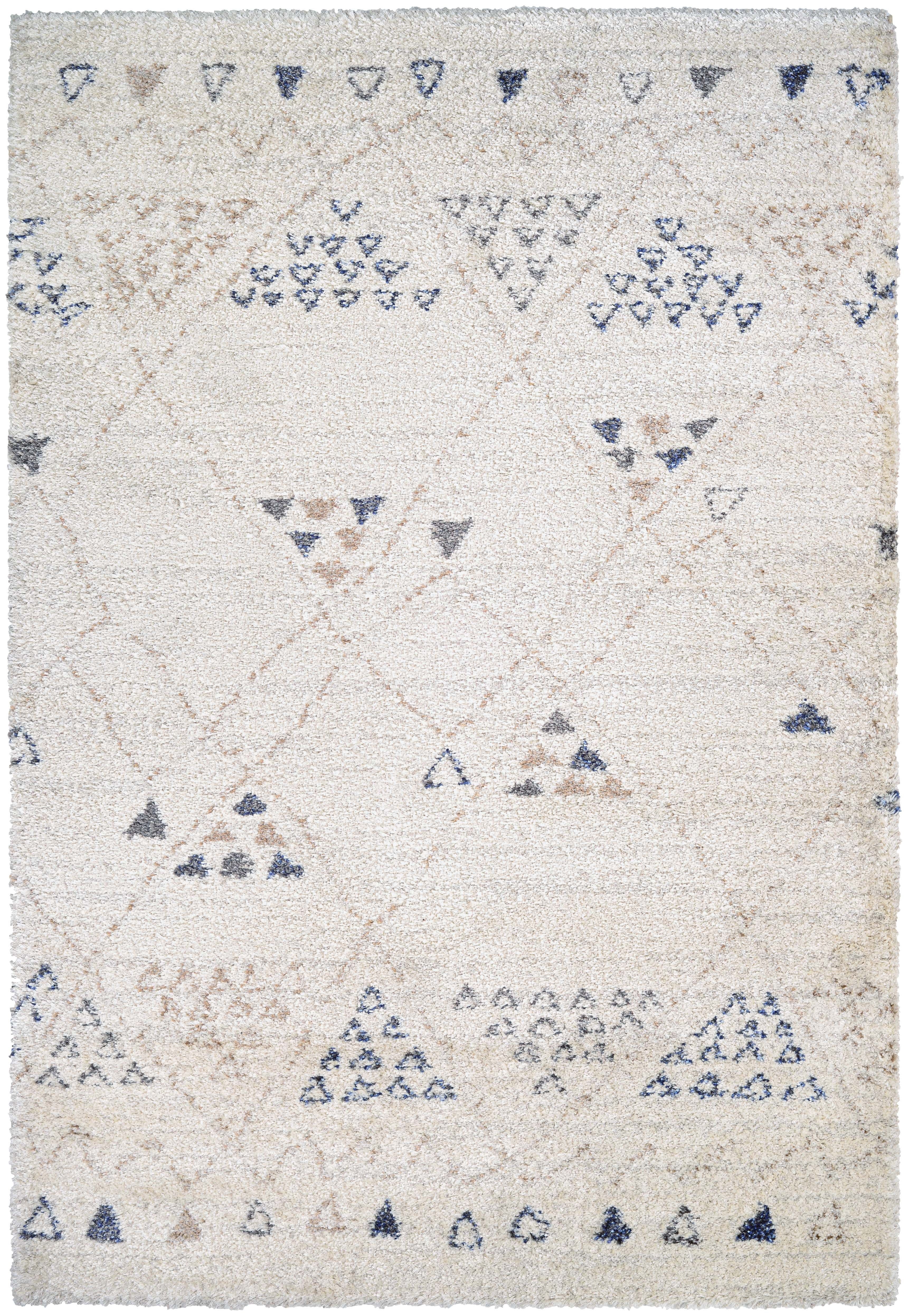 Bromley Ivory Shag Wool Blend 2' x 3' Area Rug