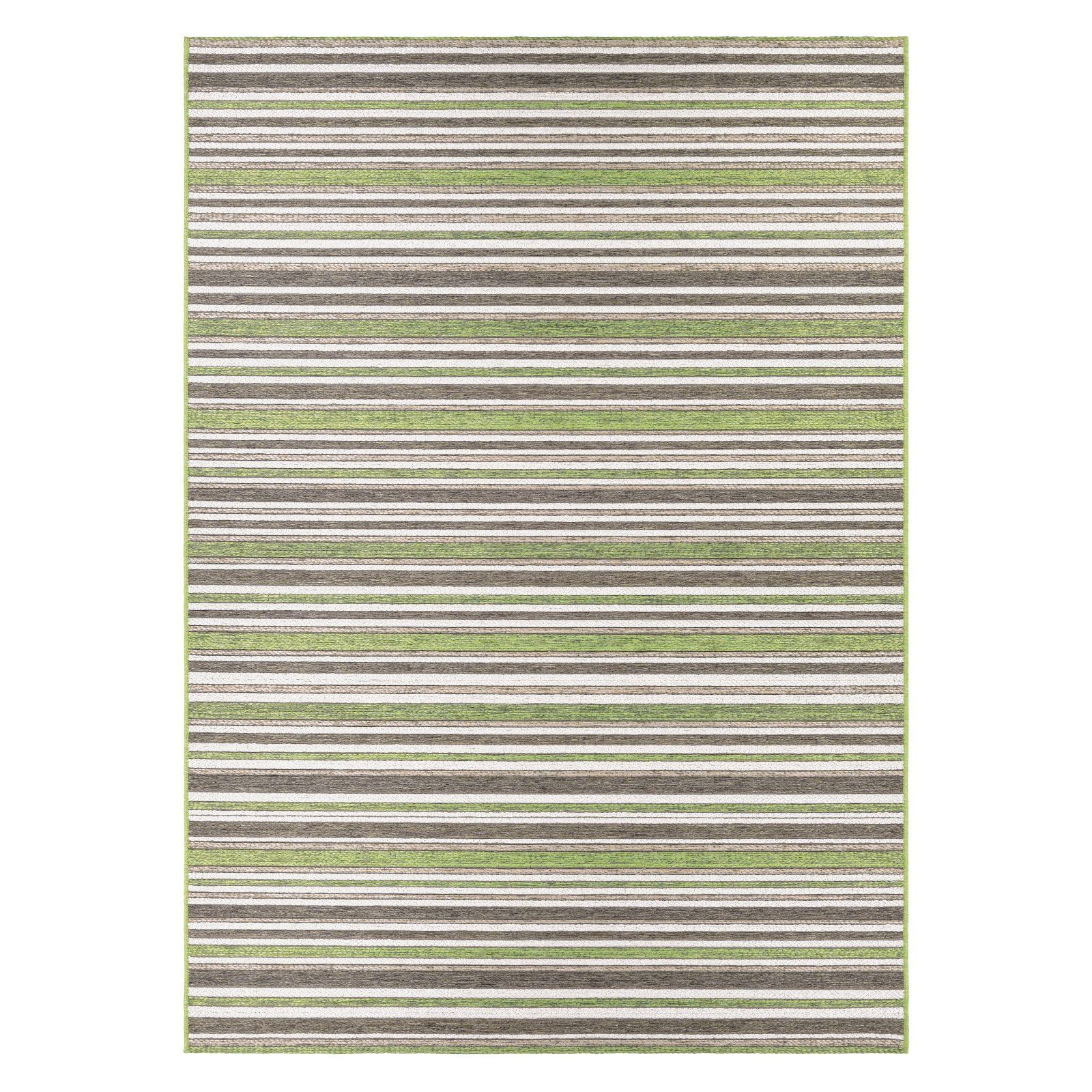 Cape Brockton Hunter Green-Brown Synthetic Flatweave 3'x5' Rug