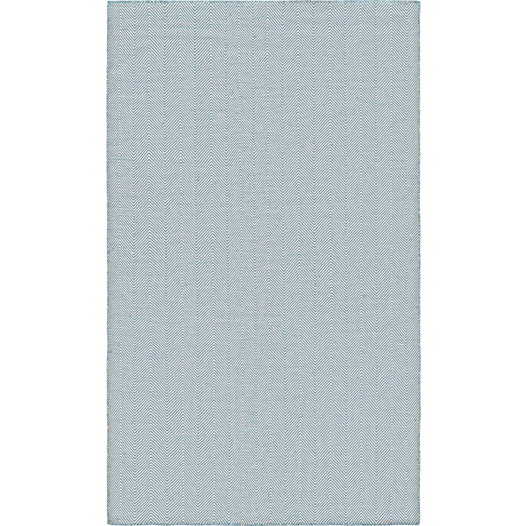 Cottages Denim 8' x 10' Hand-Woven Reversible Synthetic Area Rug
