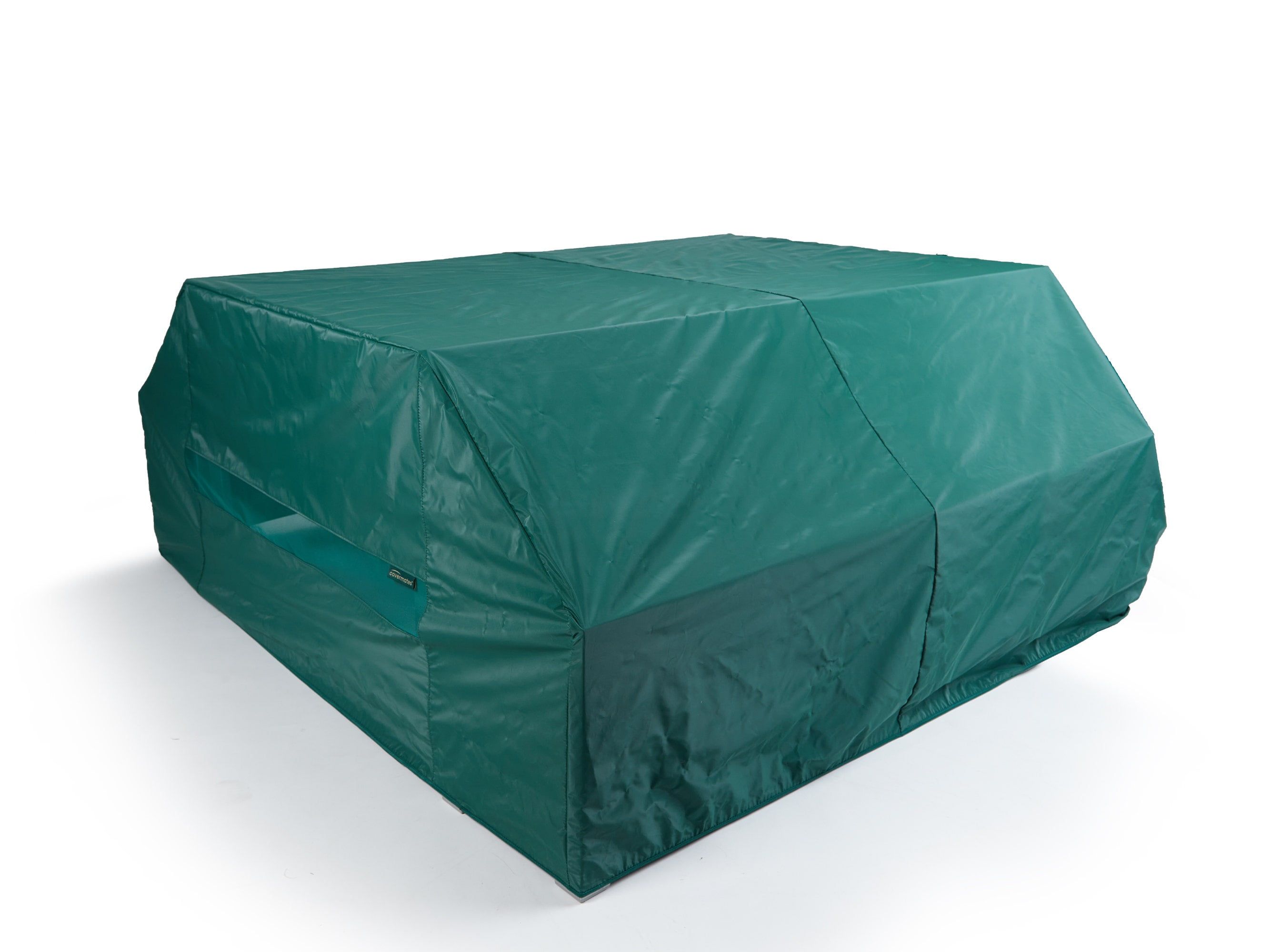 Classic Green Vinyl Weather-Resistant Picnic Table Cover