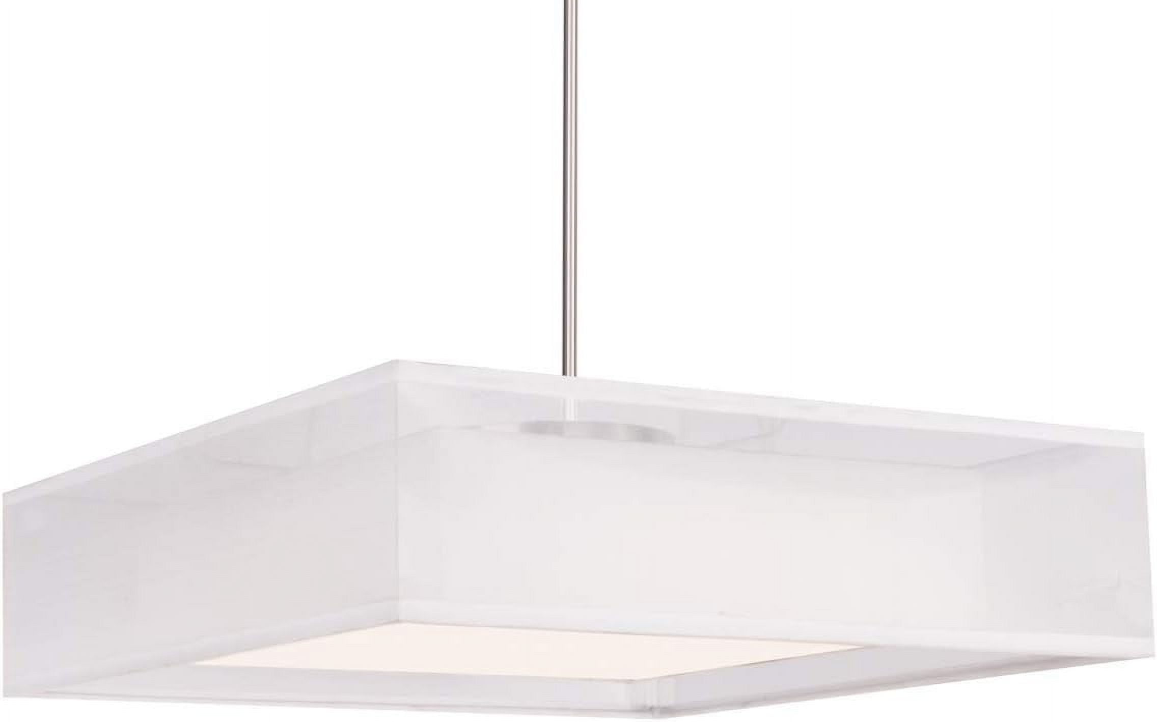 Covina 15" White Glass LED Pendant Light