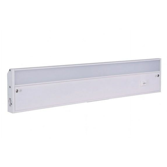 White Aluminum 18" LED Under Cabinet Light Bar