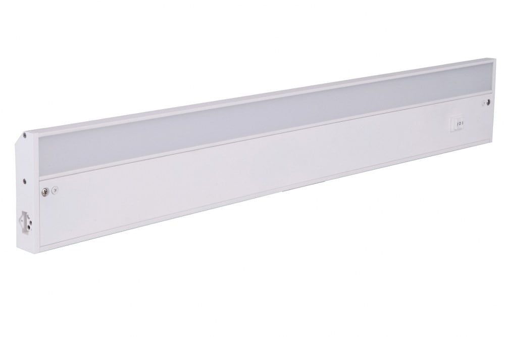 24" White Aluminum LED Undercabinet Light Bar