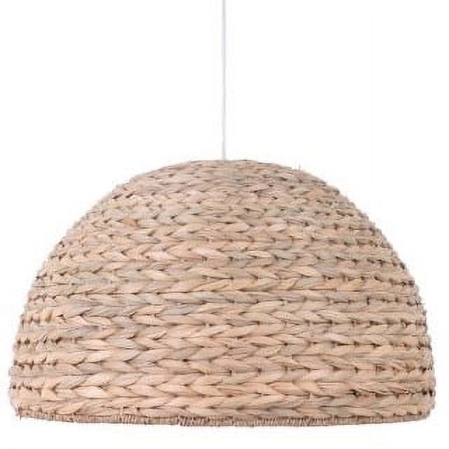 22" Natural Glass LED Indoor/Outdoor Pendant Light