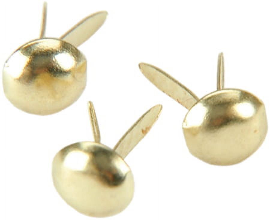 Gold Mini Metal Paper Fasteners 3mm for Craft Projects