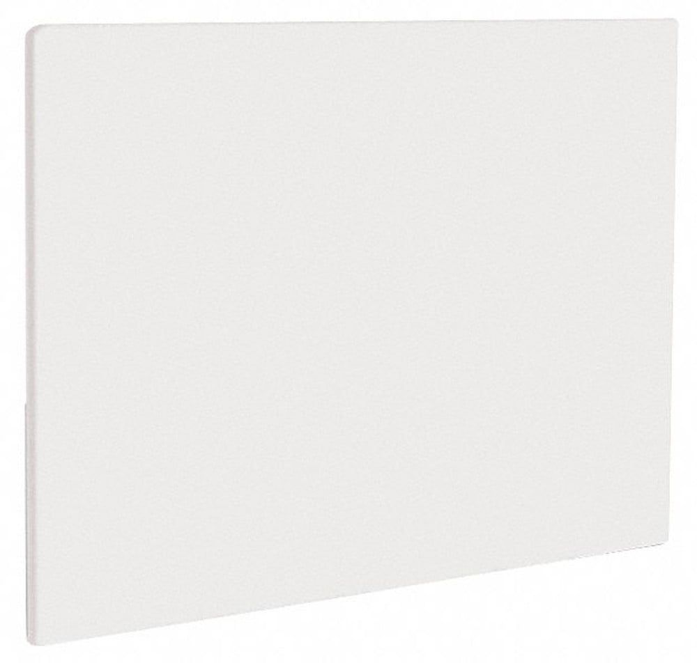 White Polyethylene 18" x 12" Rectangular Cutting Board