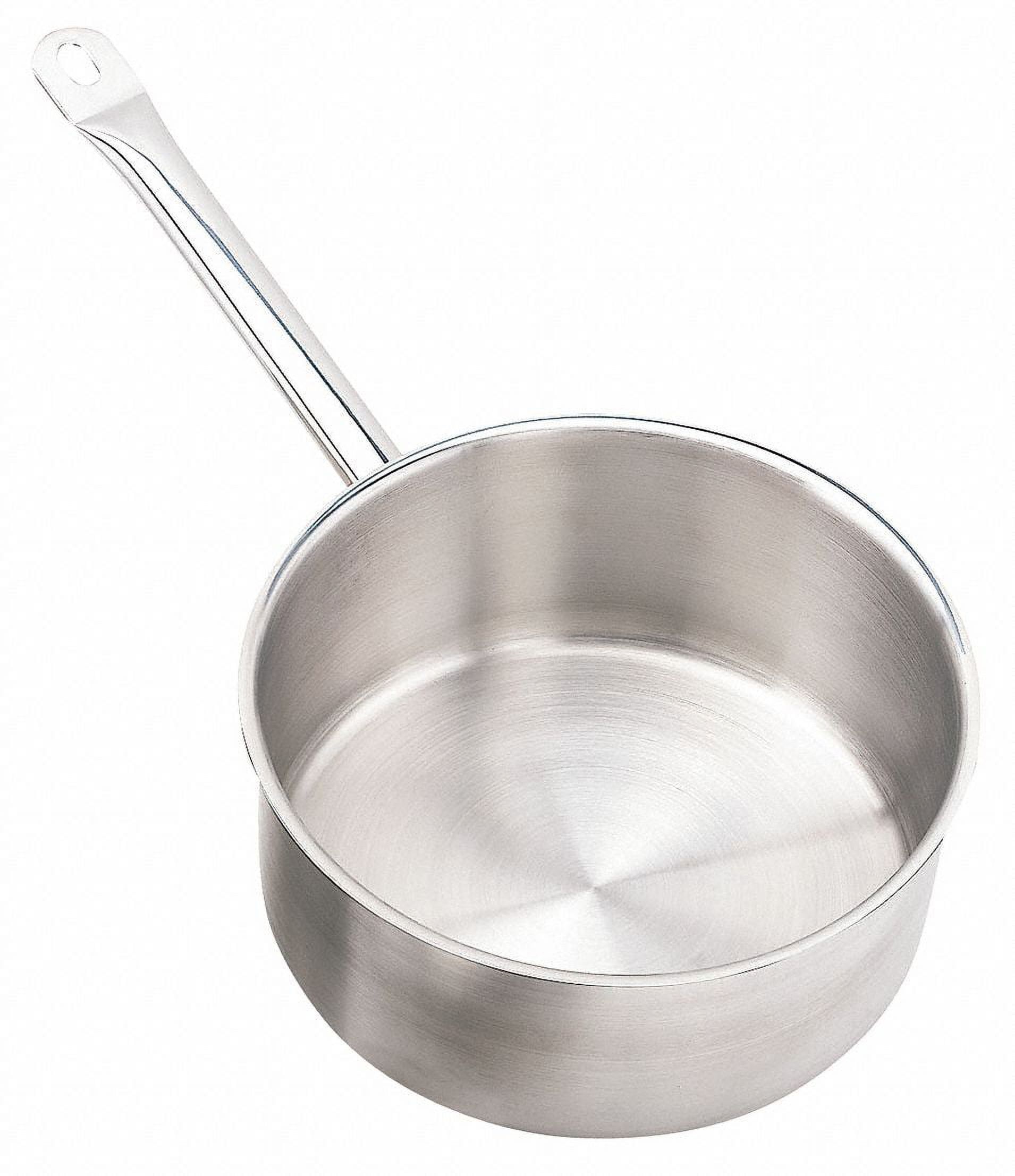 Stainless Steel 2 Qt. Silver Saute Pan with Lid