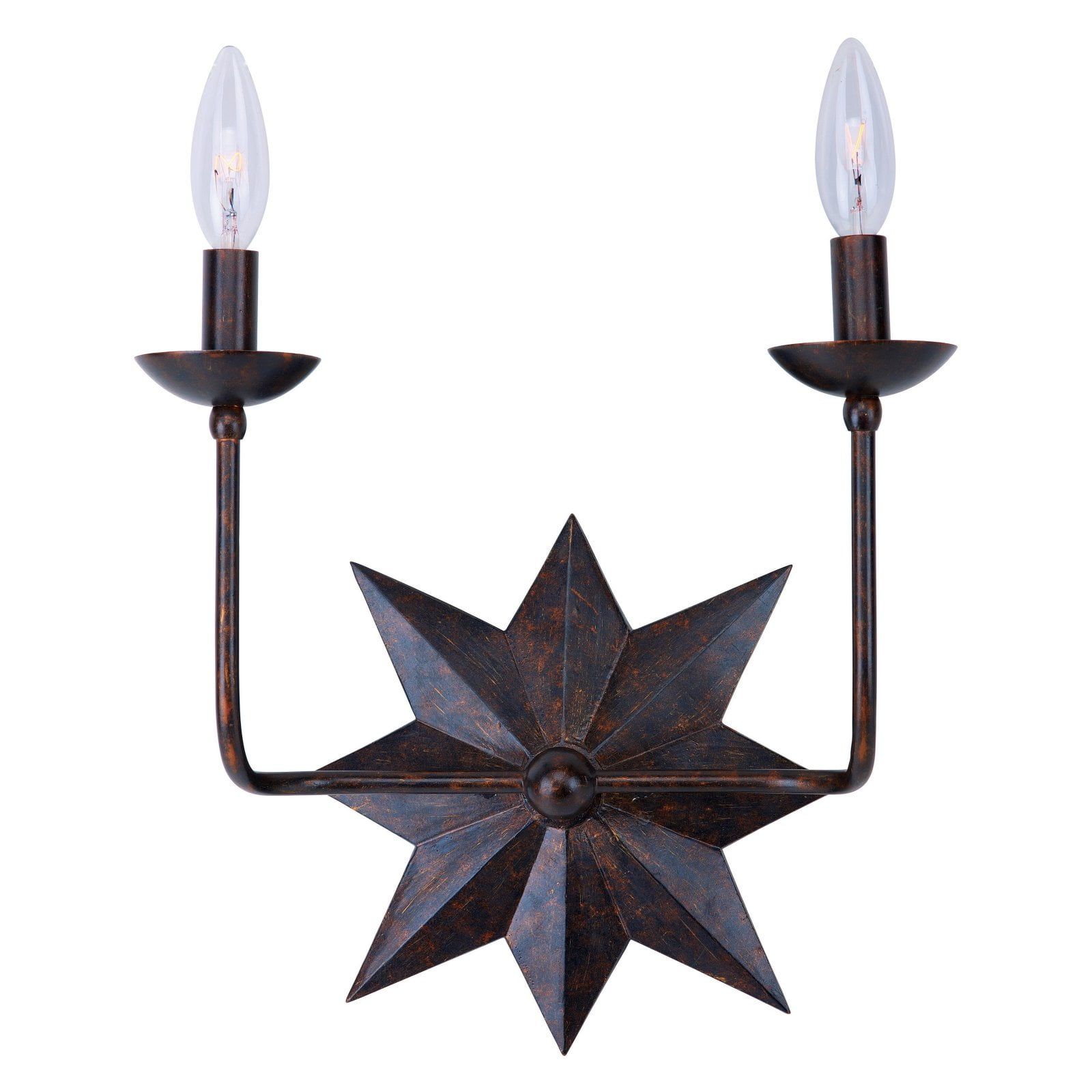 English Bronze Dimmable 2-Light Sconce