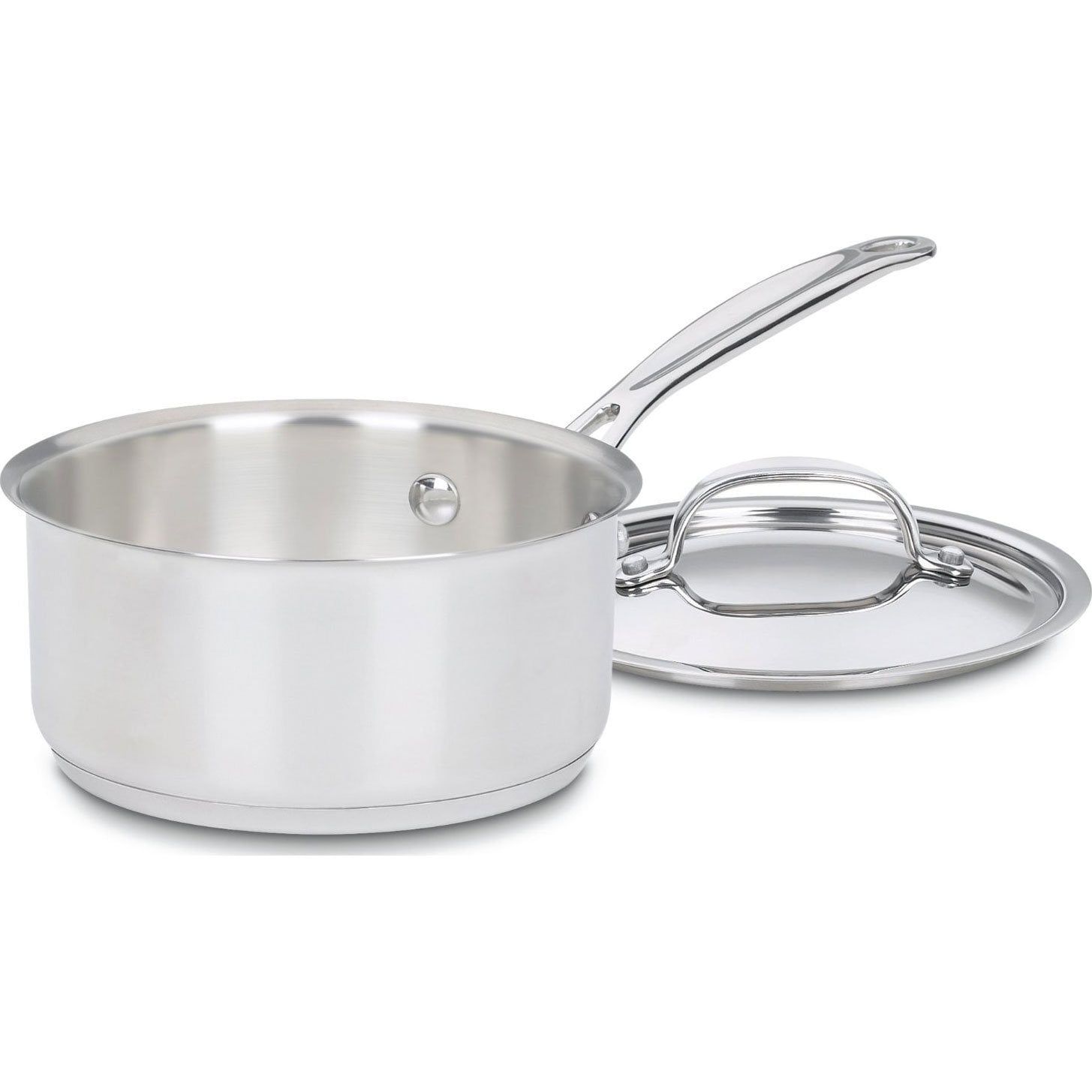 Stainless Steel 1.5 Quart Saucepan with Lid and Pour Spout