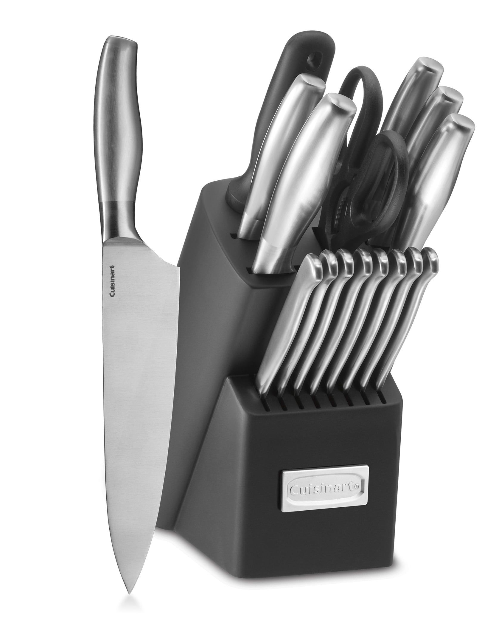 Elegant Artiste 17-Piece Precision Stainless Steel Knife Block Set