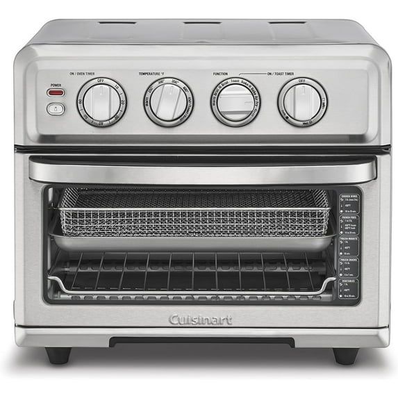 Compact Stainless Steel Air Fryer Toaster Oven with Grill