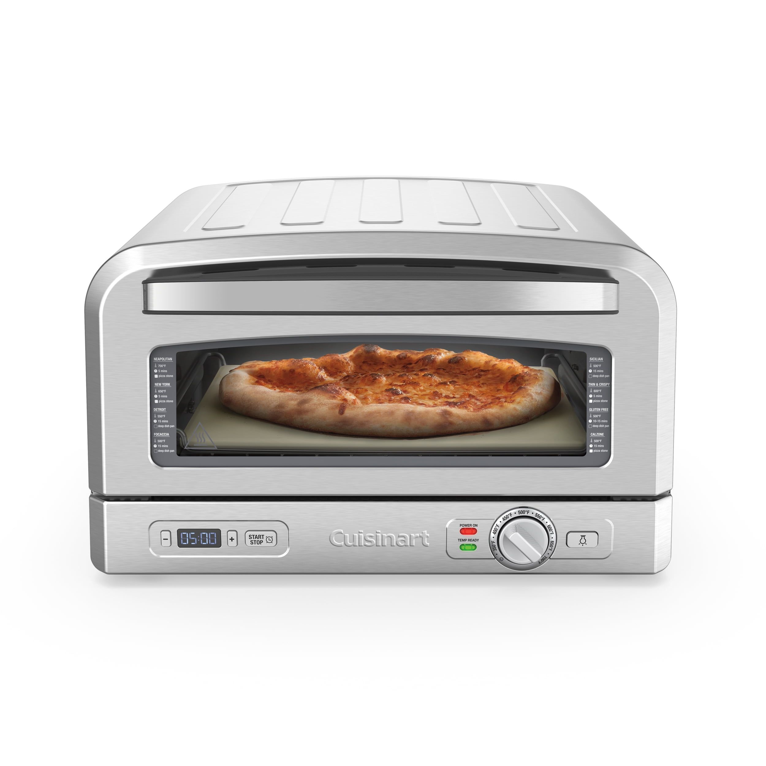 Cuisinart Stainless Steel Indoor Electric Pizza Oven