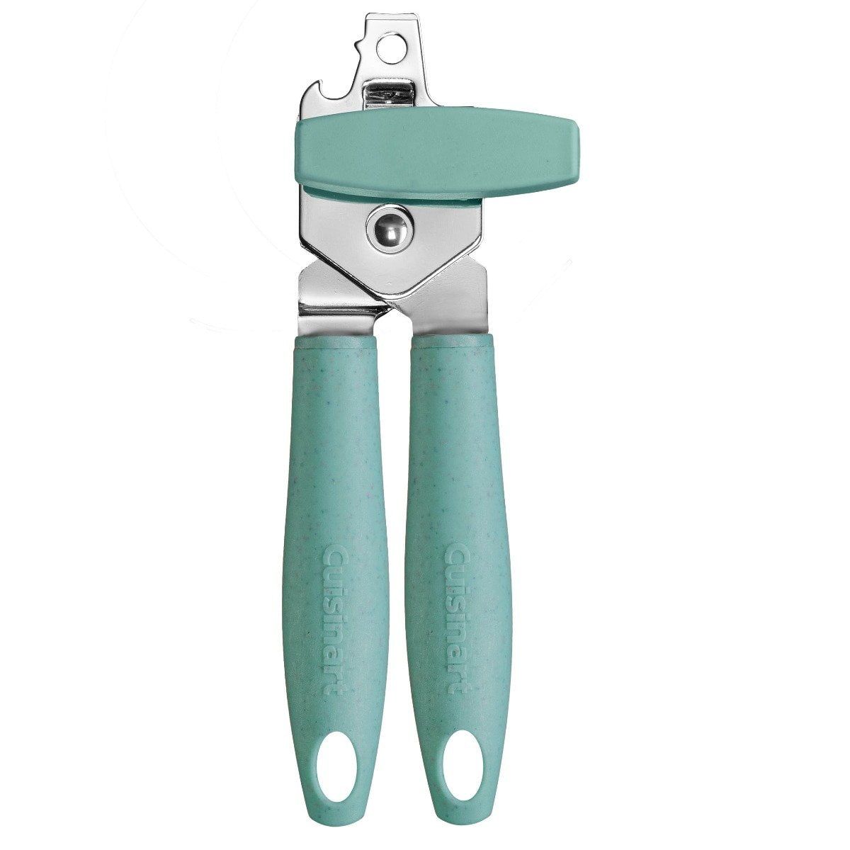 Aqua Recycled Fishnet Handle Can Opener with Bottle Opener