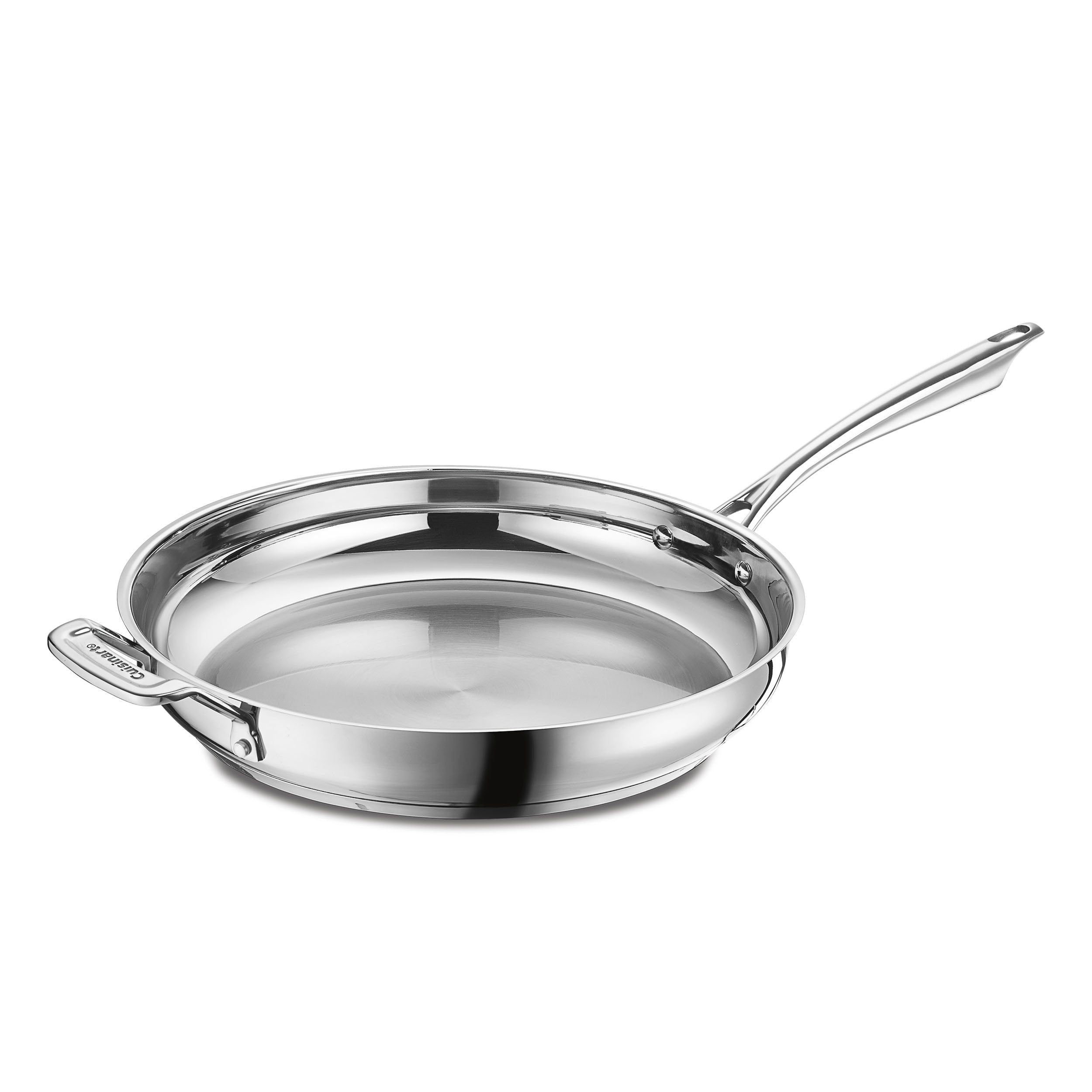 Stainless Steel 12" Skillet with Helper Handle