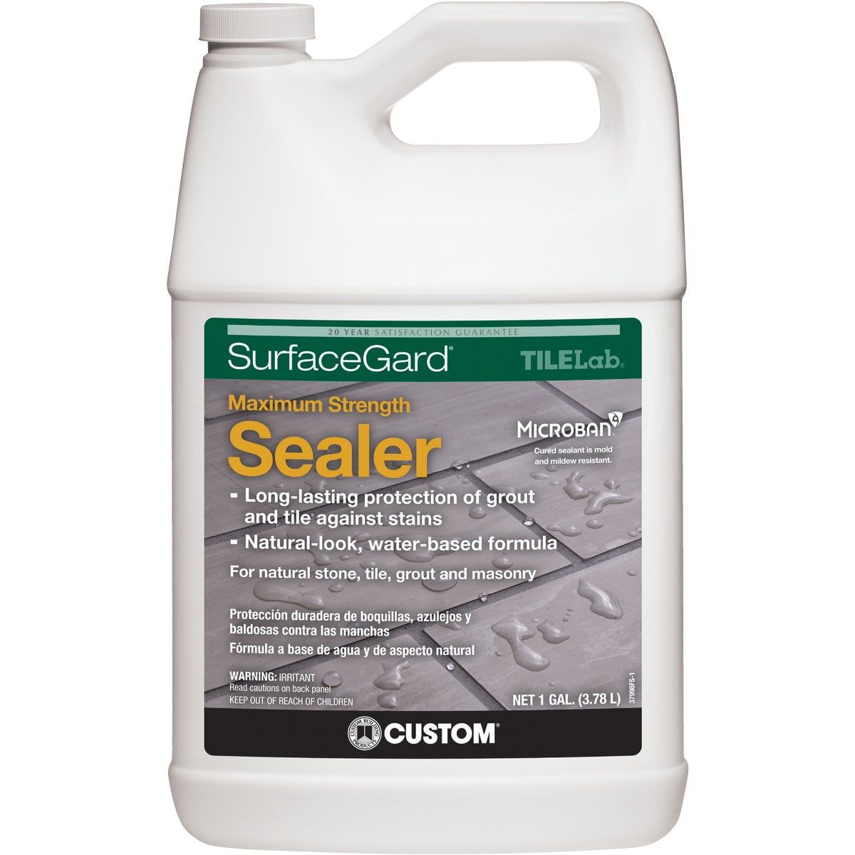 SurfaceGard Maximum Strength Clear Water-Based Tile Sealer