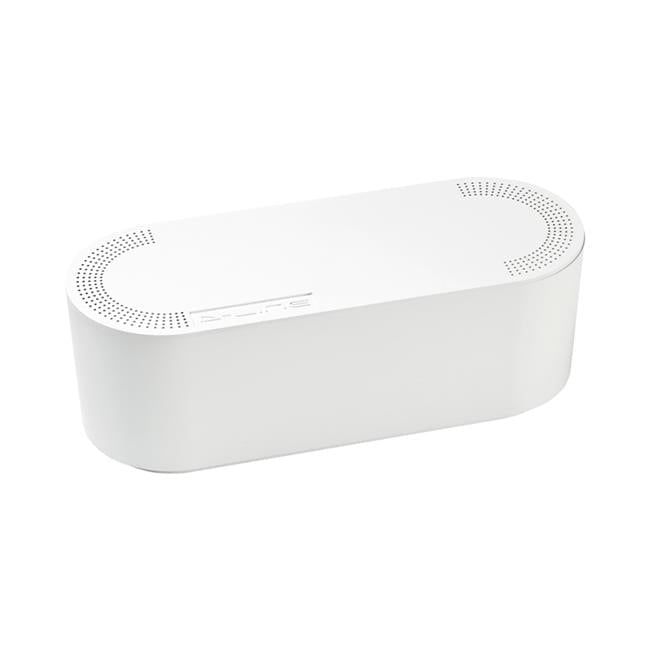 White ABS 12.75" Cable Organizer Box with Lid