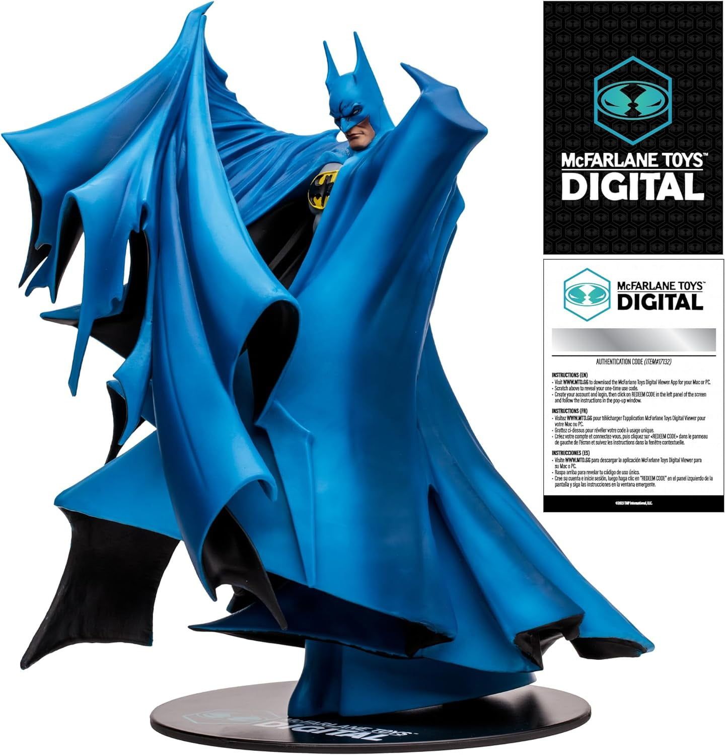 Batman Blue Cape 12" PVC Statue with Digital Collectible