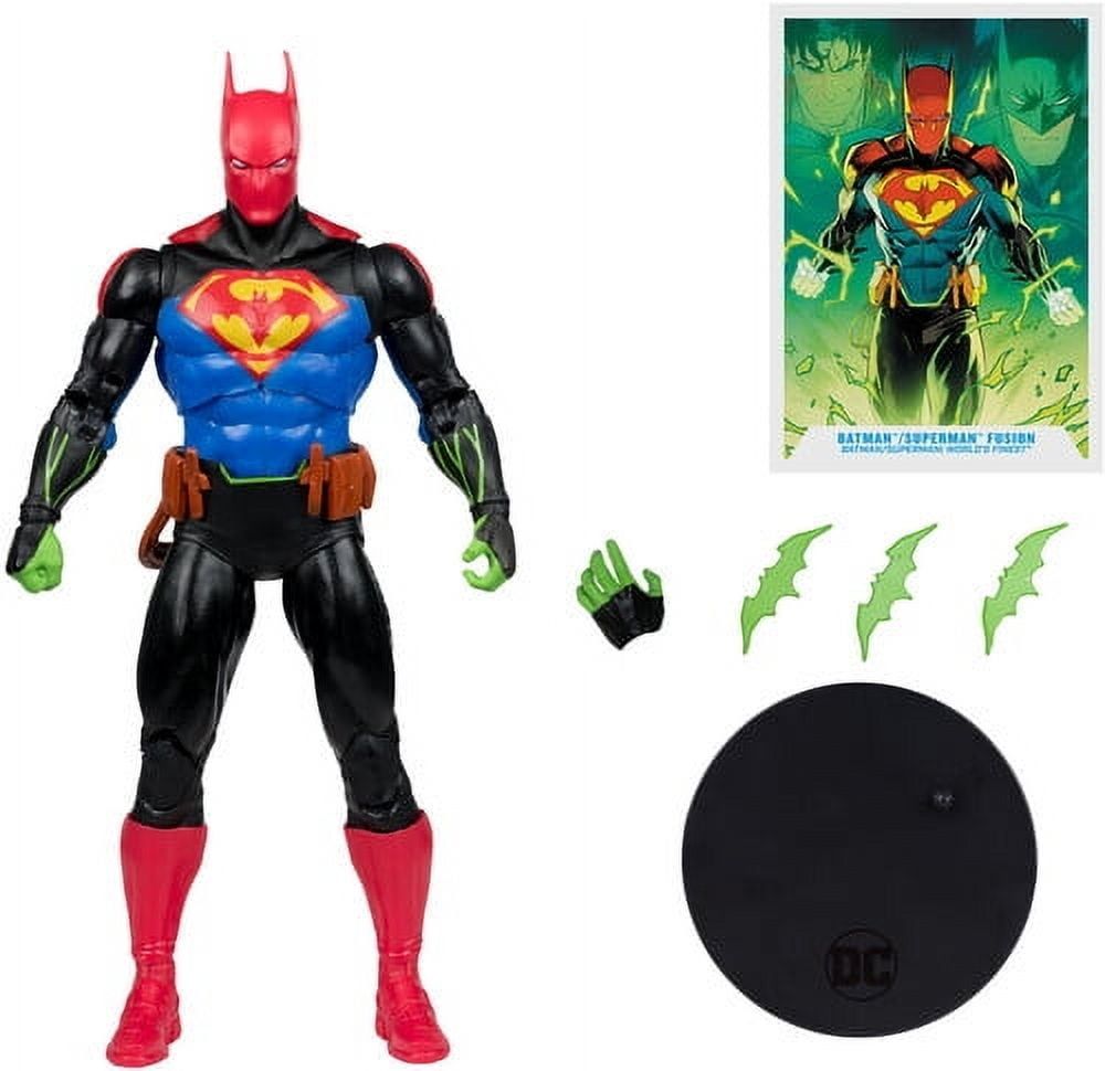 DC Multiverse 7" Batman/Superman Fusion Action Figure with Accessories