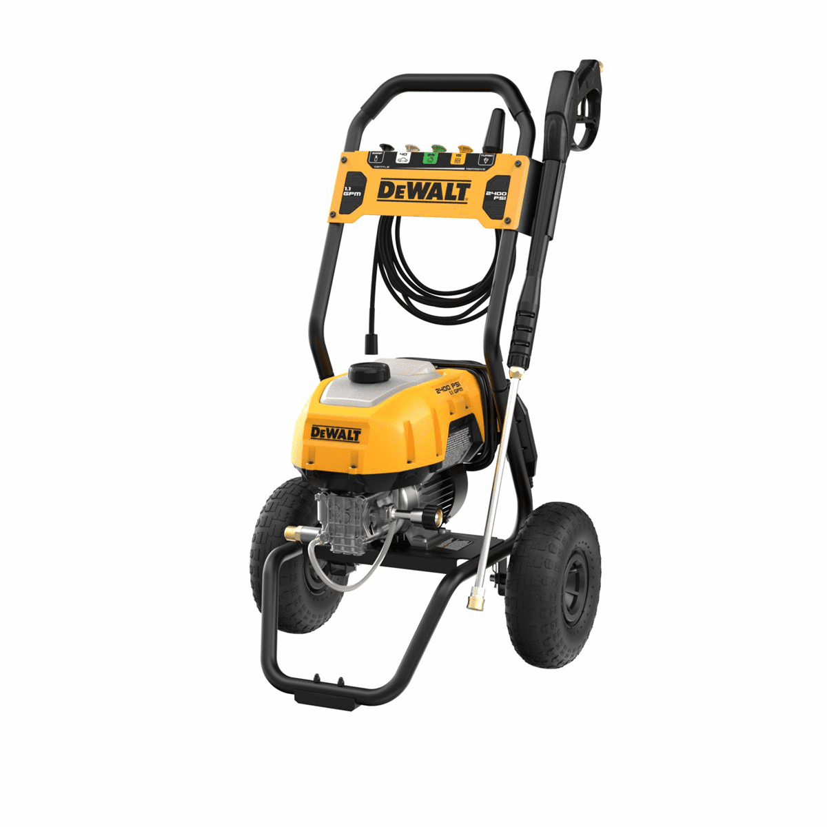 DeWalt 2400 PSI Yellow and Black Electric Pressure Washer