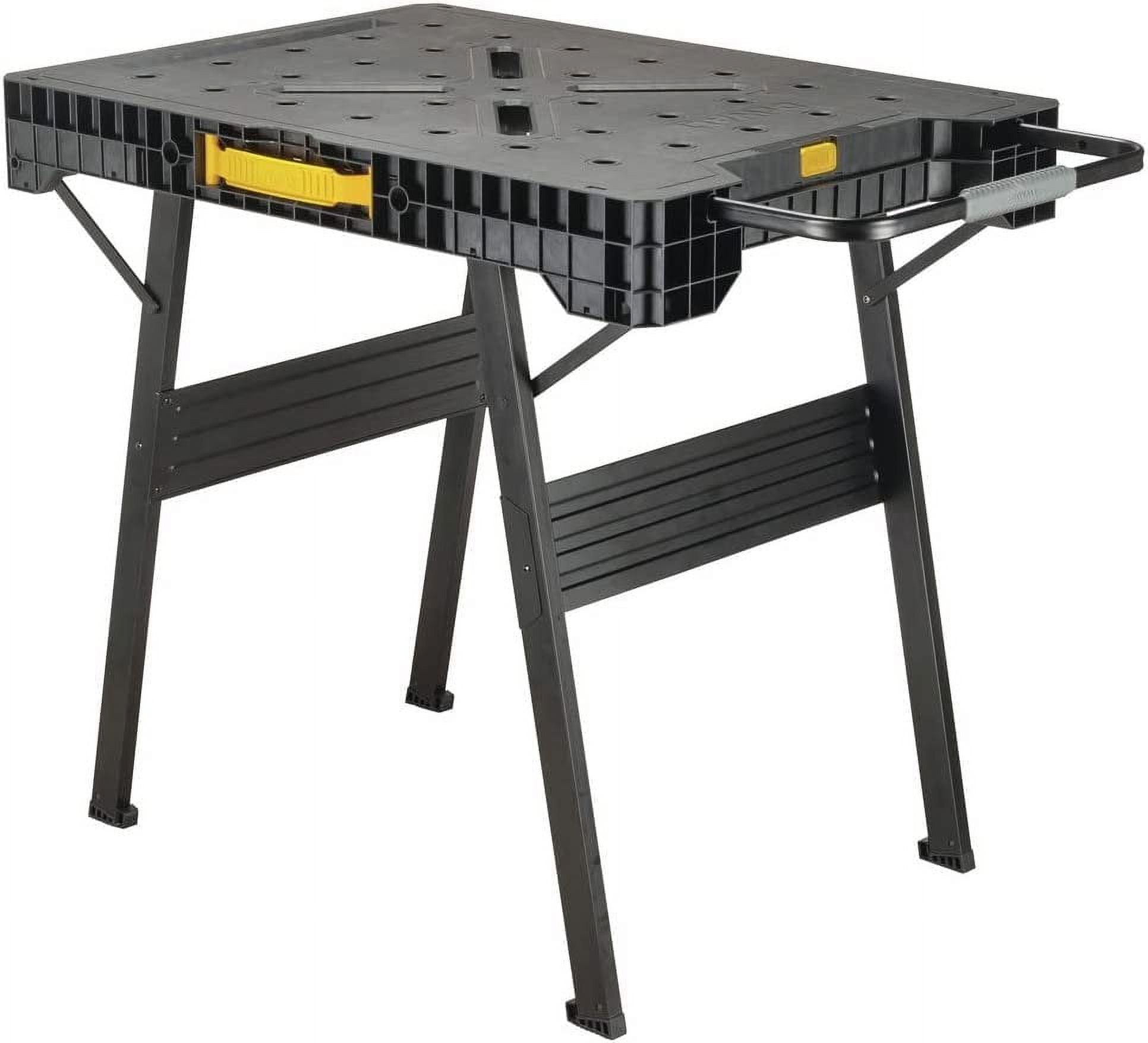 Compact Express Black & Yellow Folding Workbench