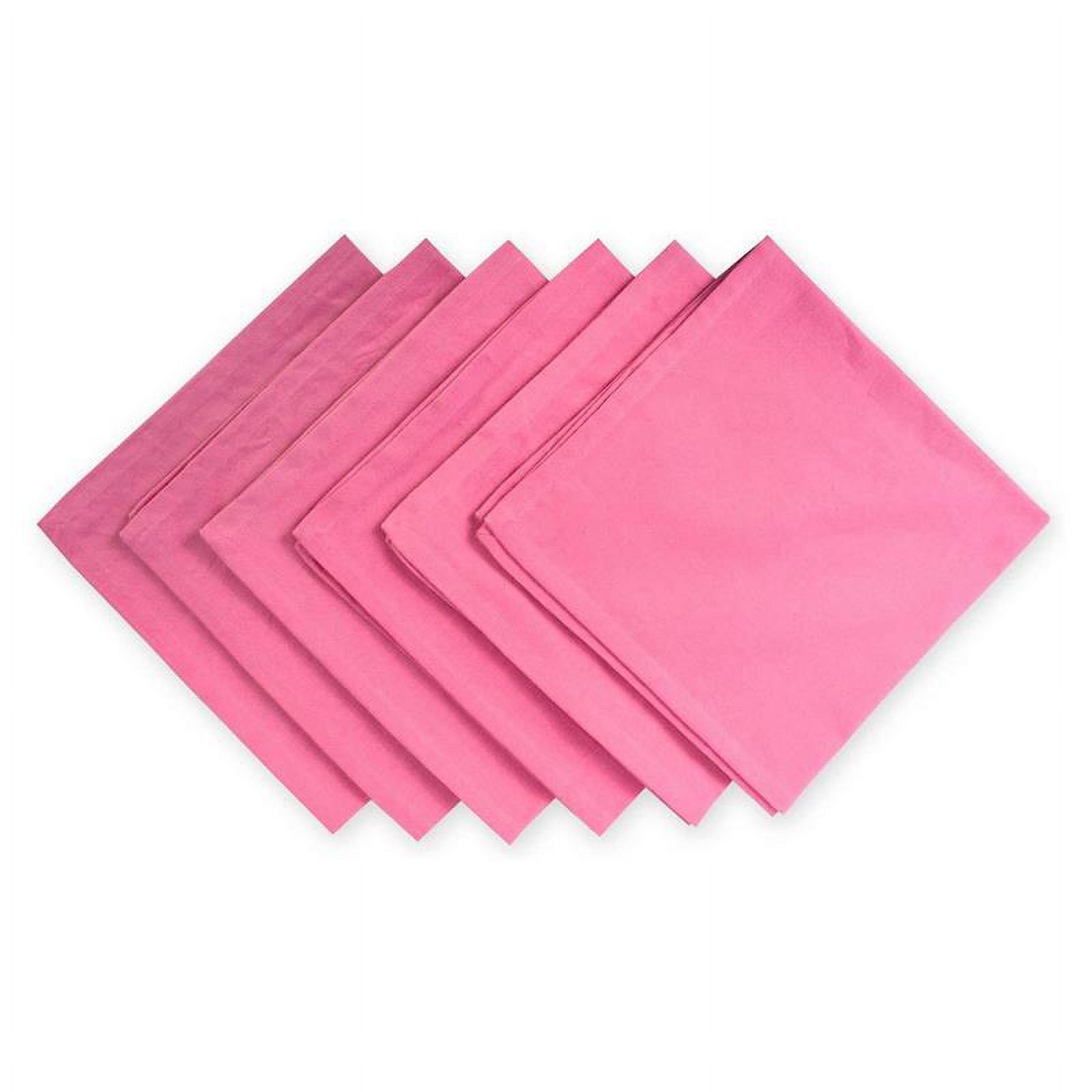 Flamingo Pink 20x20 Cotton Napkin Set of 6