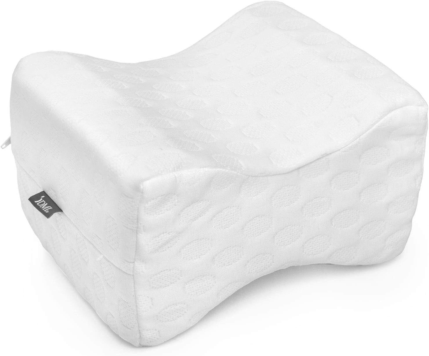 White Memory Foam Wedge Pillow for Sciatica Relief