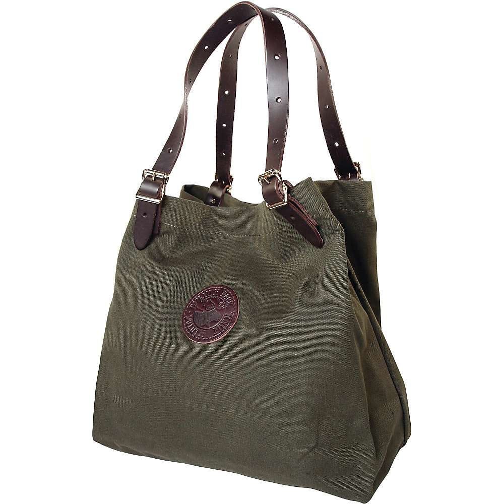 Olive Drab Canvas Tote with Adjustable Leather Handles